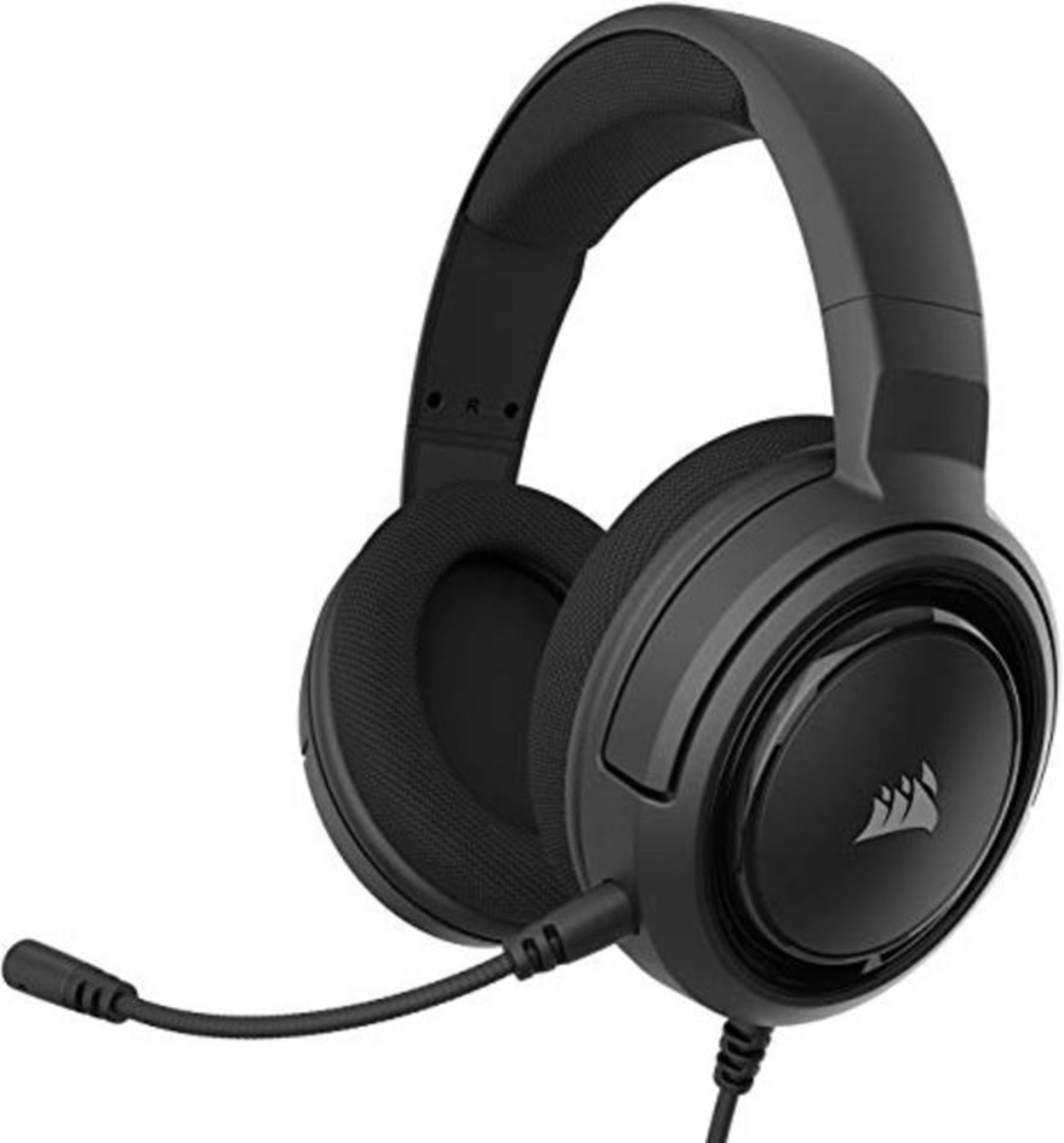 Corsair HS35 Stereo Gaming Headset, Custom 50 mm Neodymium Speakers, Detachable Unidir