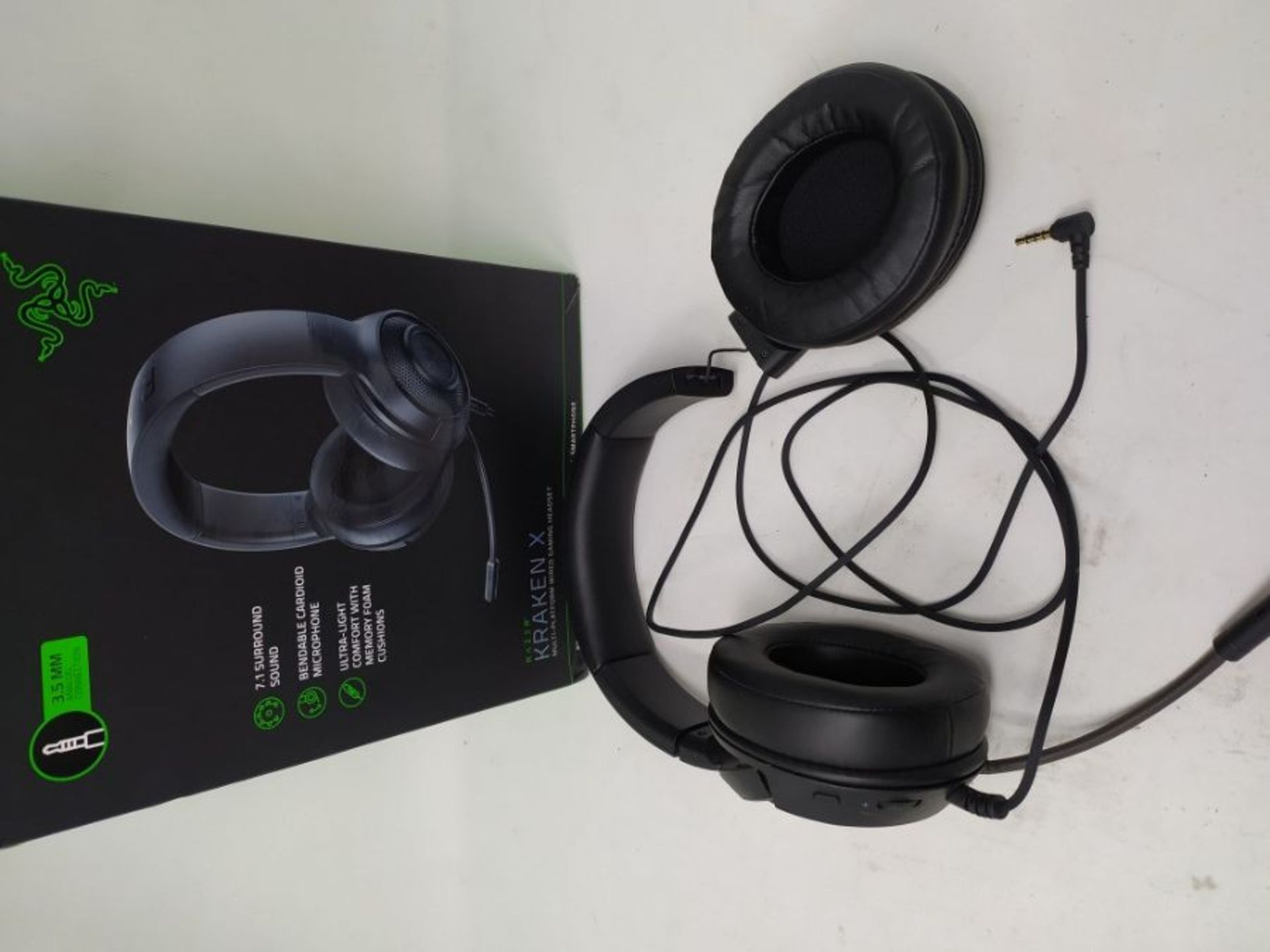 [CRACKED] Razer Kraken X - Gaming Headset (Ultralight Gaming Headset for PC, Mac, Xbox - Image 2 of 2