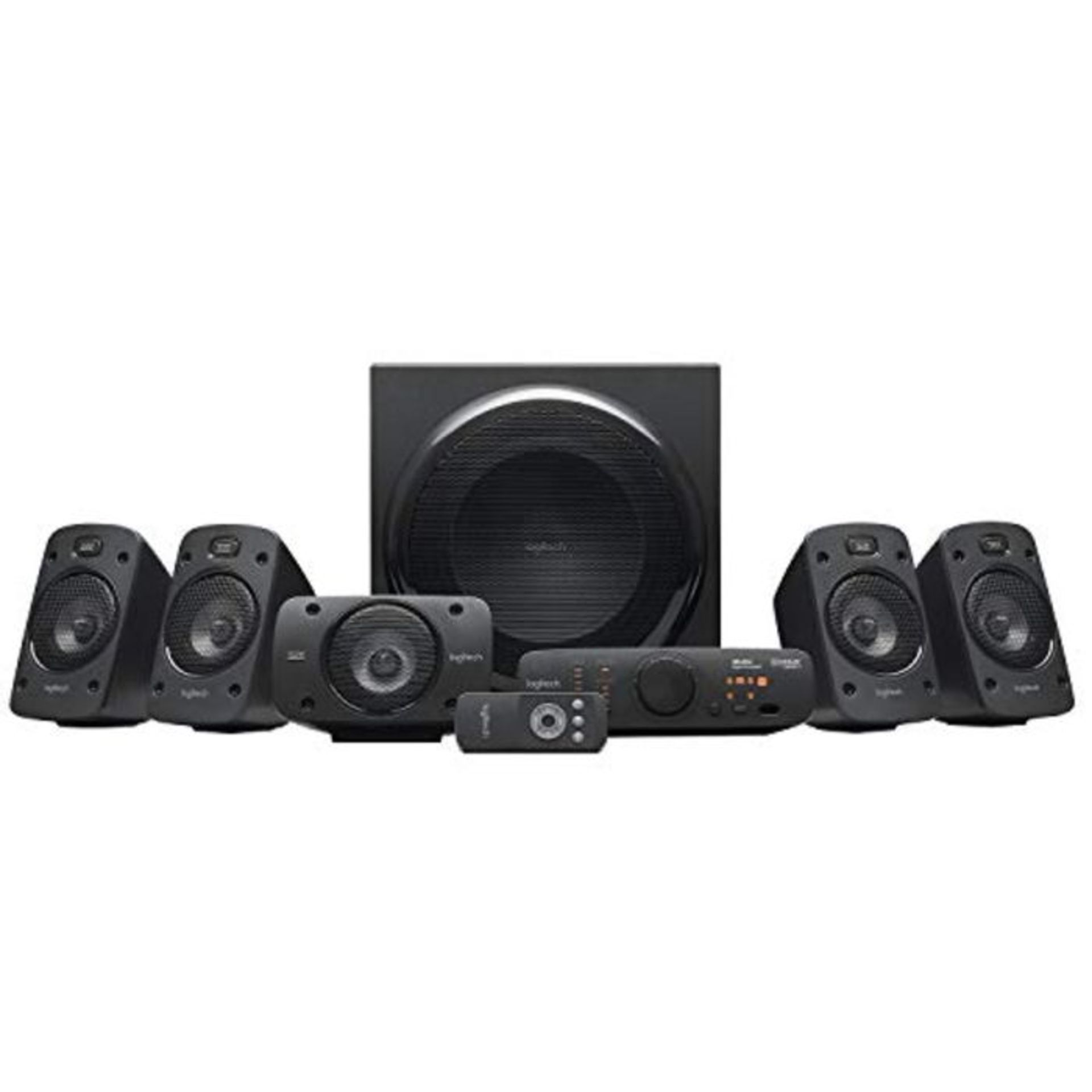 RRP £249.00 [INCOMPLETE] Logitech Z906 5.1 Surround Sound Speaker System, THX, Dolby & DTS Certifi