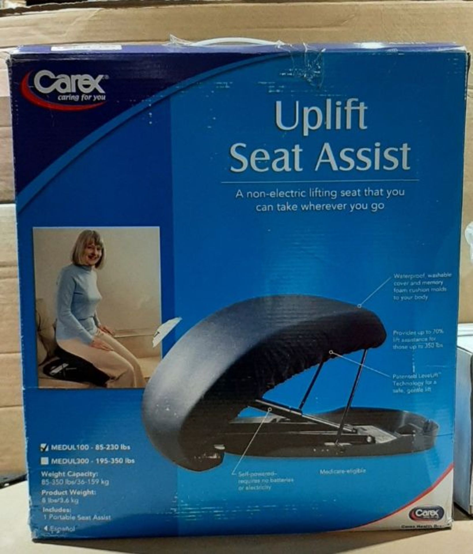 RRP £71.00 Uplift Seat Assist Cushion with Capacity Up to 35-105 kg, (Eligible for VAT relief in - Image 2 of 2