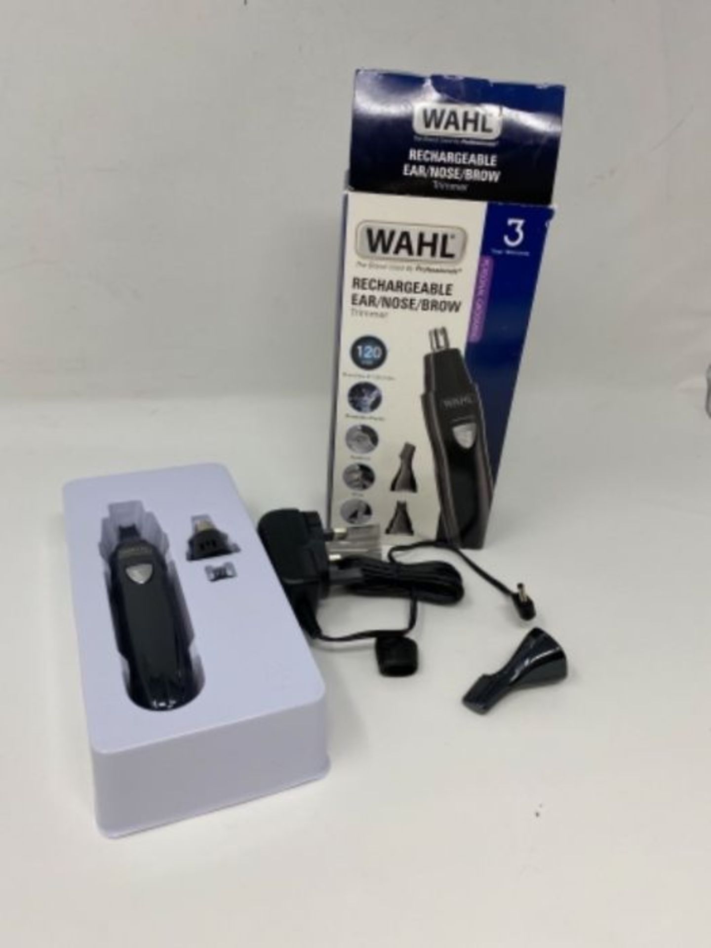 Wahl Nose Hair Trimmer for Men and Women 3-in-1 Ear and Eyebrow Trimmer, Rechargeable, - Image 2 of 2