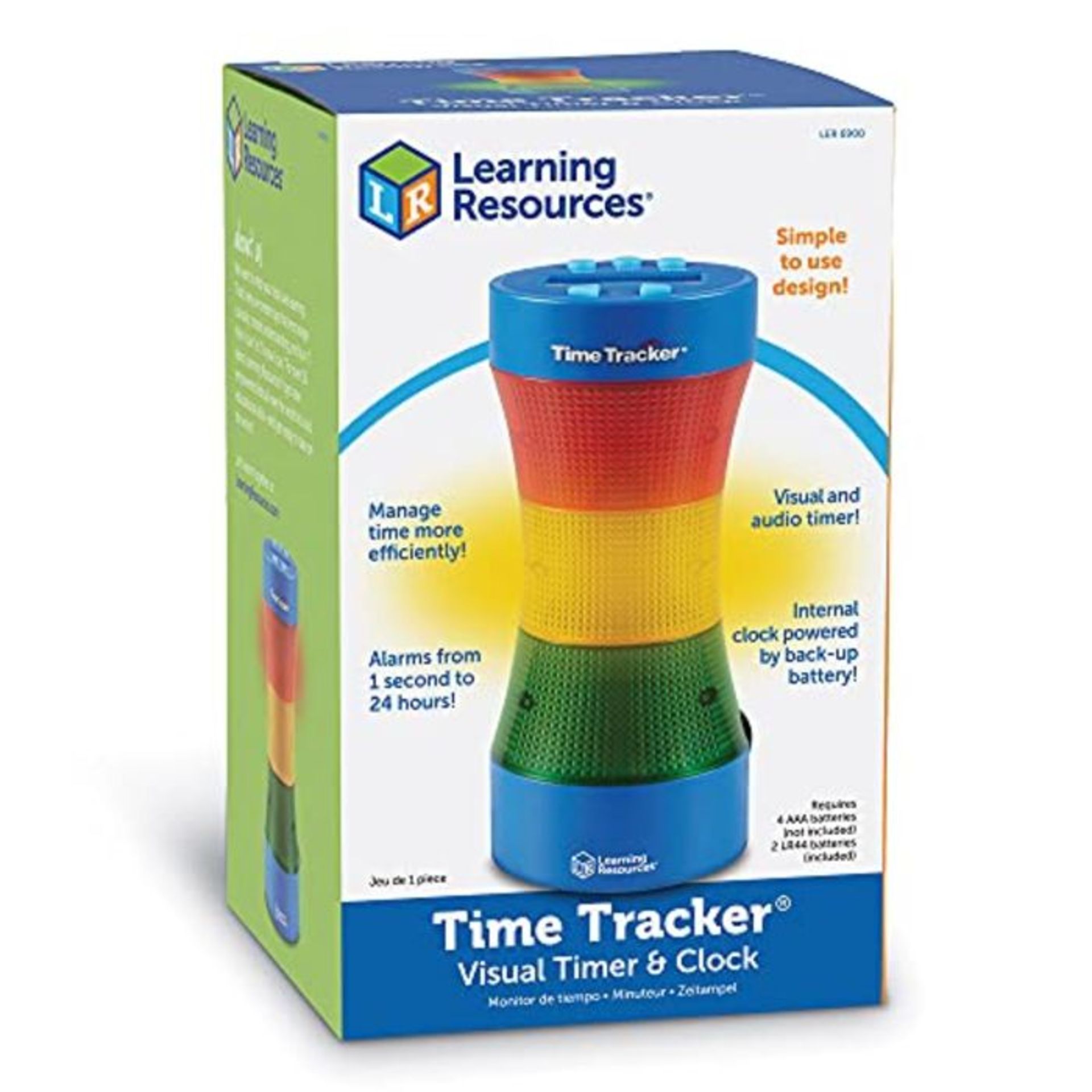 Learning Resources Time Tracker® Visual Timer & Clock