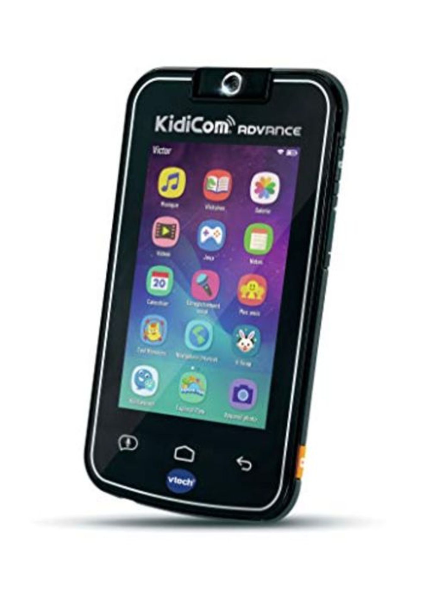 RRP £84.00 VTech KidiCom Advance Laptop for Children Black, French Version