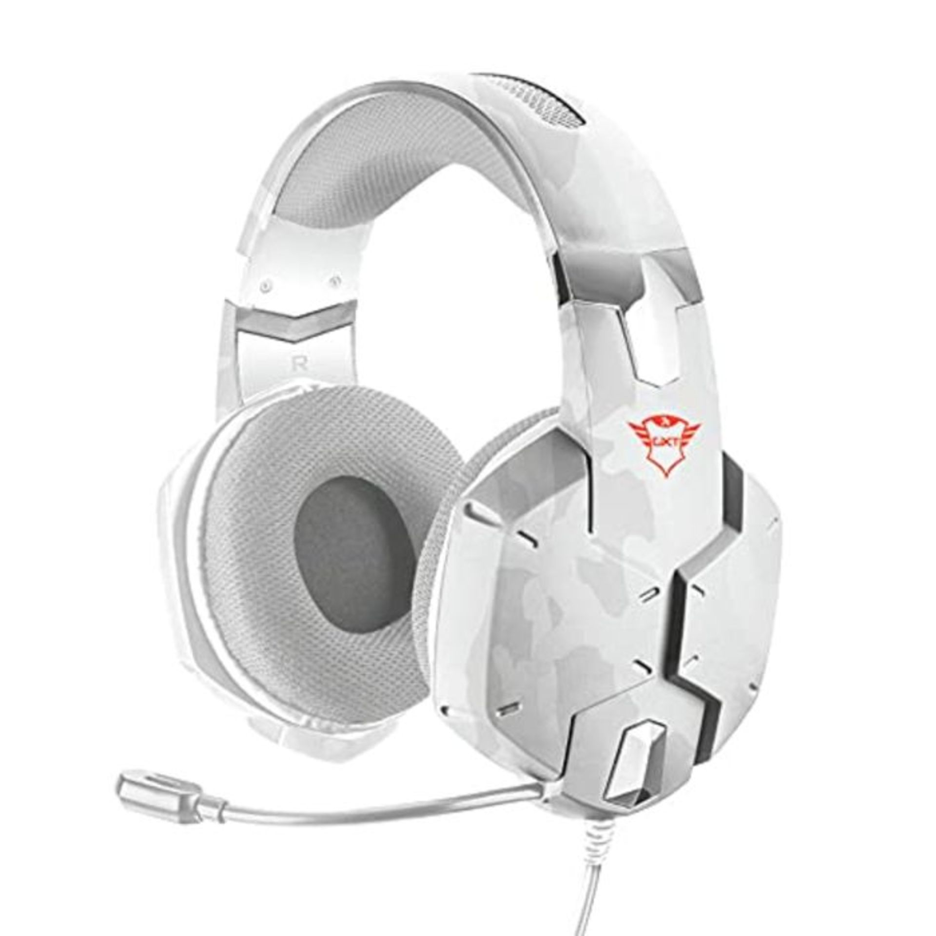 Trust Gaming Headset GXT 322W Carus with Microphone, Adjustable Headband and Flexible