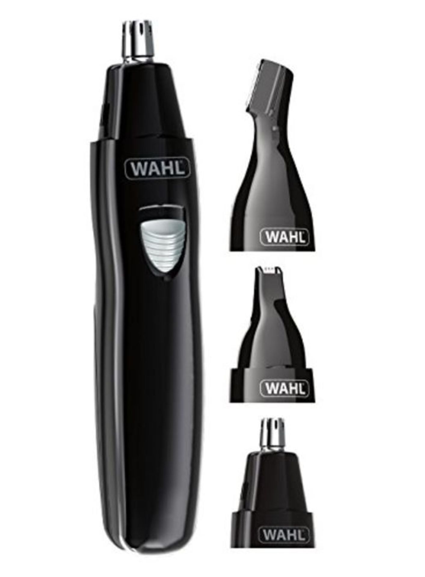 Wahl Nose Hair Trimmer for Men and Women 3-in-1 Ear and Eyebrow Trimmer, Rechargeable,