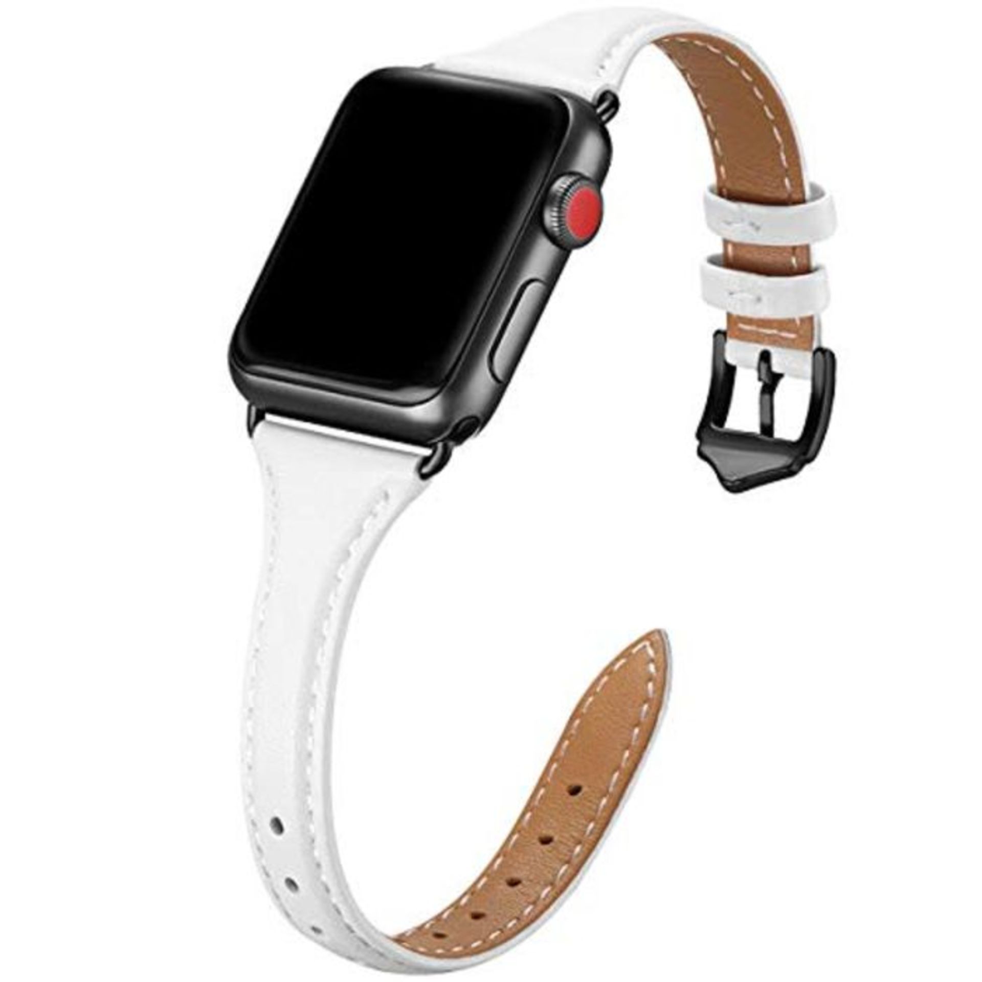 WFEAGL Compatible for Watch Strap 42mm 44mm,38mm 40mm,Multiple Colour Slim Leather Spo