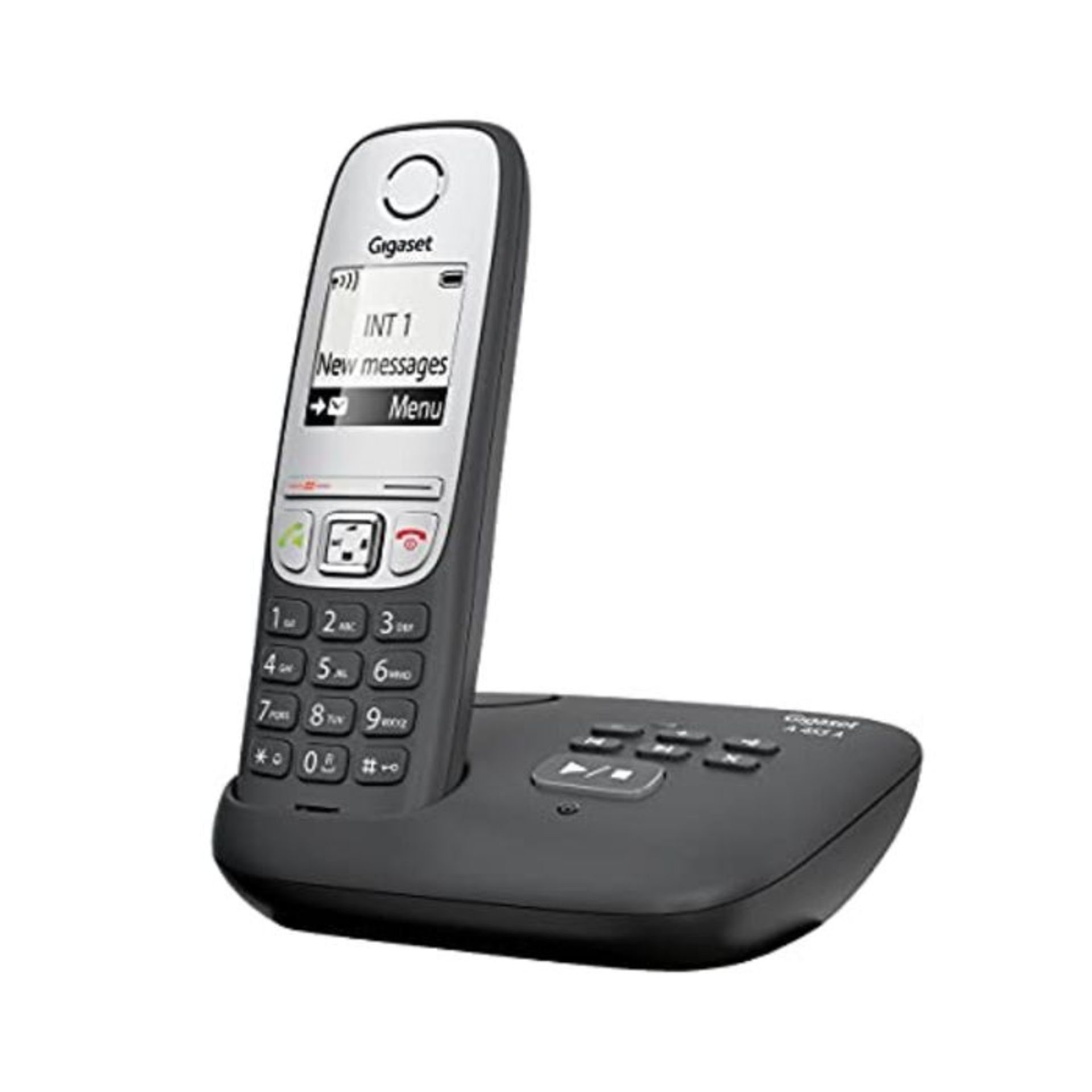 Gigaset A455A SINGLE - Advanced Cordless Home Phone with Answer Machine and Nuisance C