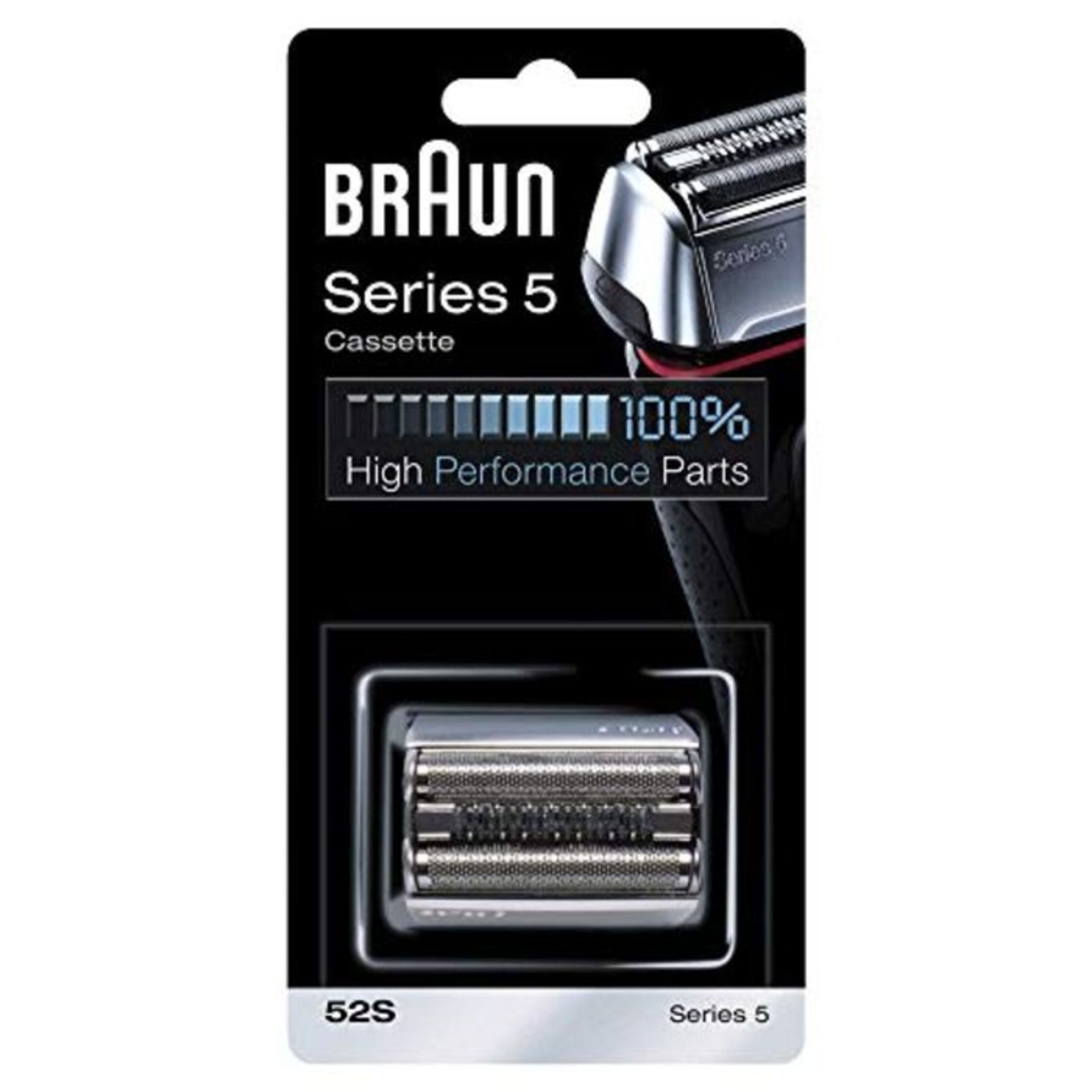 Braun 52S Replacement Foil and Cutter Cassette Multi Silver BLS Combi Pack