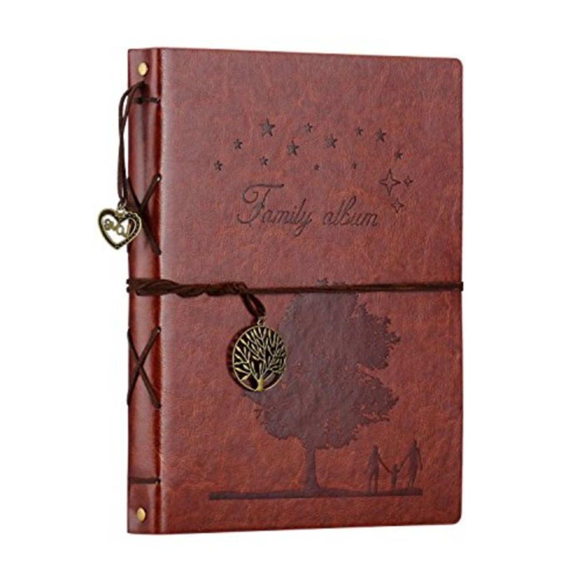 ZEEYUAN Family Photo Album Big Tree Leather DIY Scrapbook Album 60 Pages for everyone