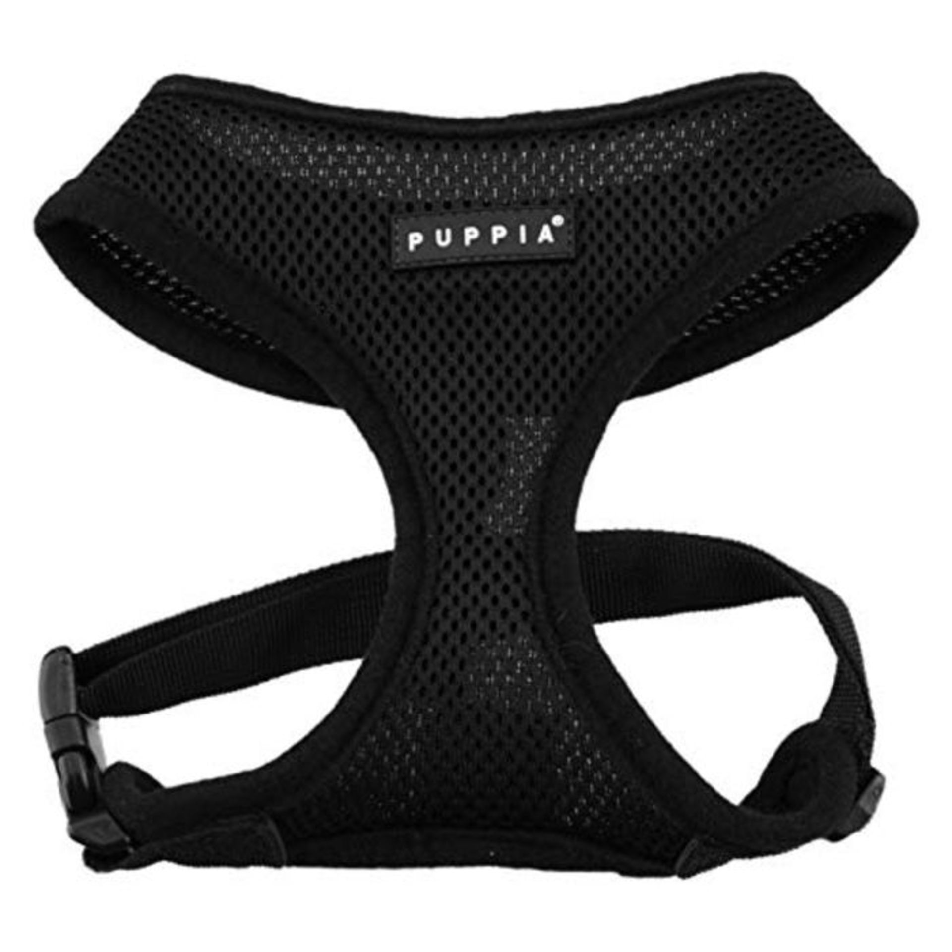 Puppia Soft Dog Harness No Choke Over-The-Head Triple Layered Breathable Mesh Adjustab