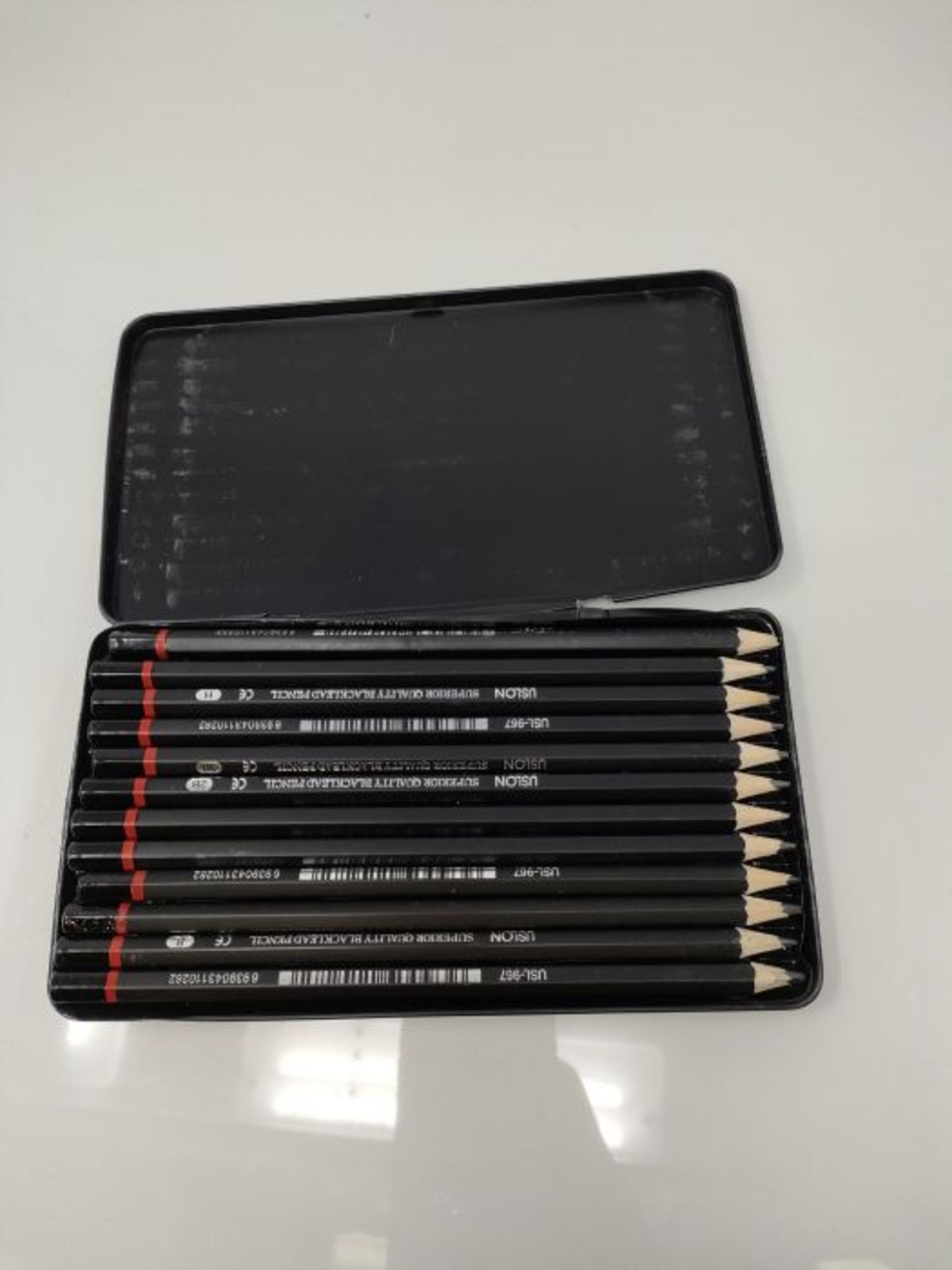 [CRACKED] Professional Sketch and Drawing pencils set,Art Pencil(8B-2H). (12-Count) - Image 3 of 3