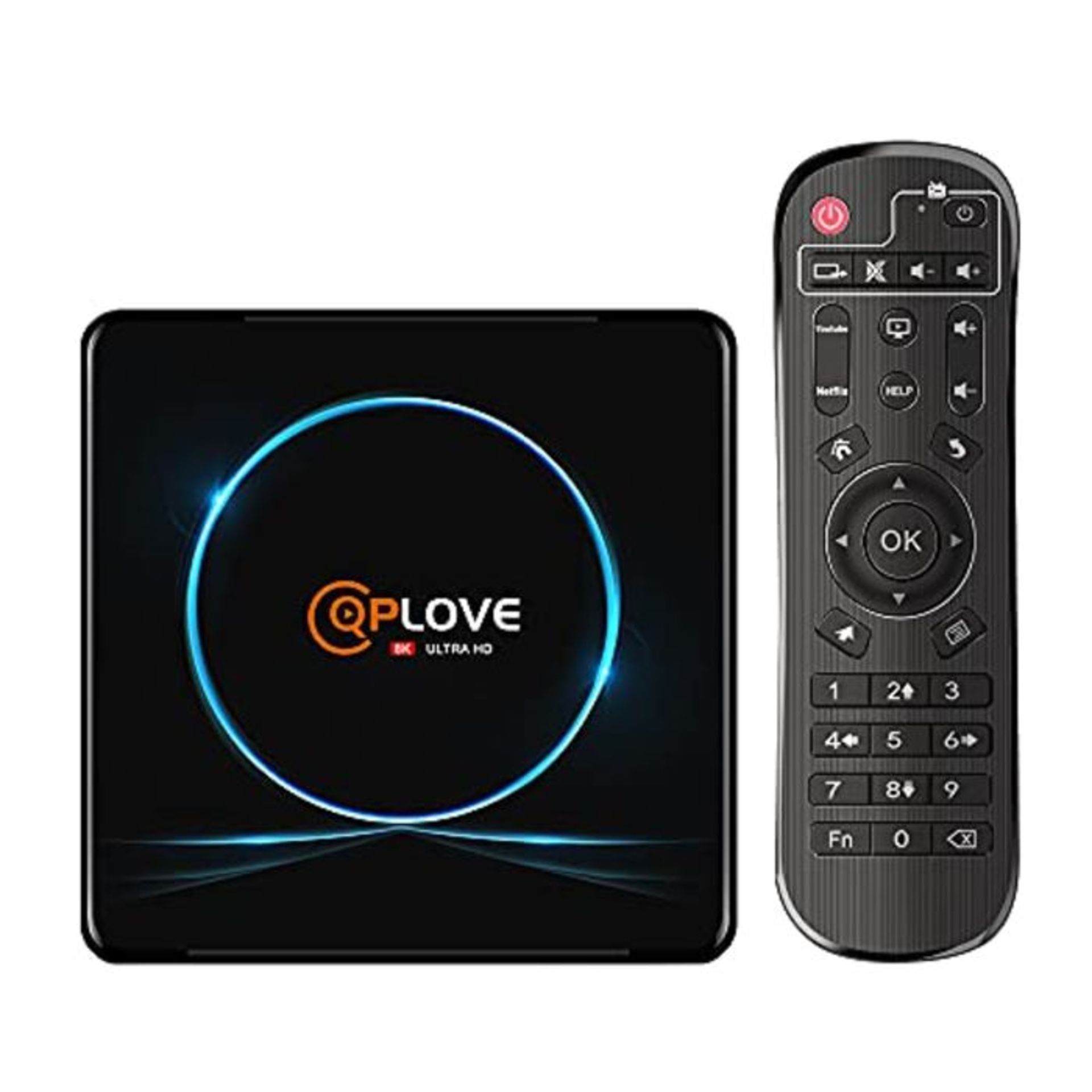 RRP £54.00 QPLOVE Android 11.0 TV Box 4GB RAM 32GB ROM RK3566 Quad Core 8K Ultra HD Dual WiFi 2.4