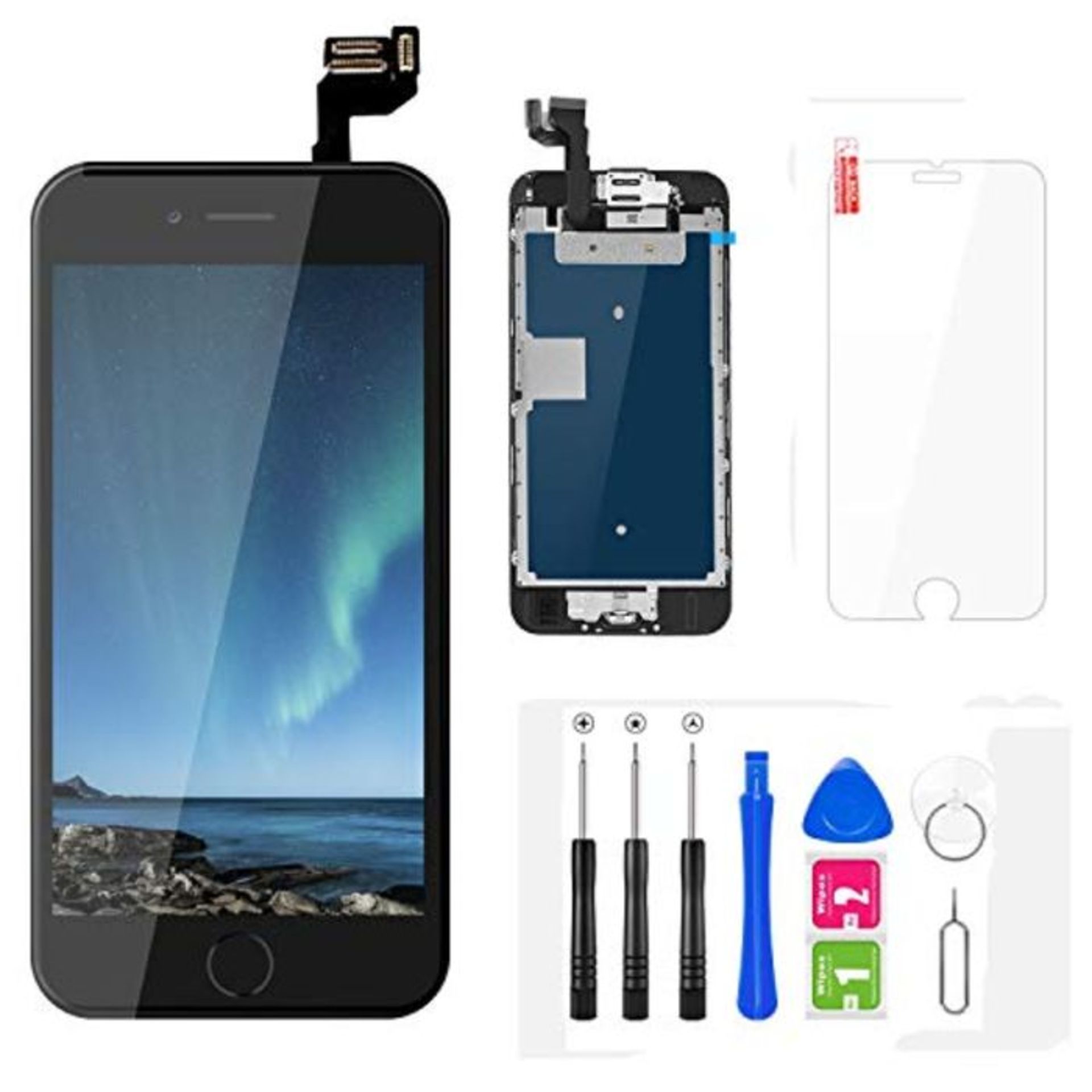 FLYLINKTECH Screen Replacement for iPhone 6s 4.7", for iPhone 6s Black LCD Touch Digit