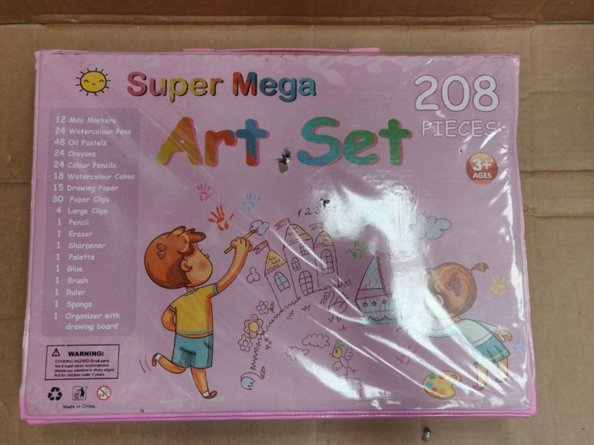 KIDDYCOLOR 211 Piece Deluxe Art Creativity Set Box for Beginners, Great Gift for Child - Image 2 of 3