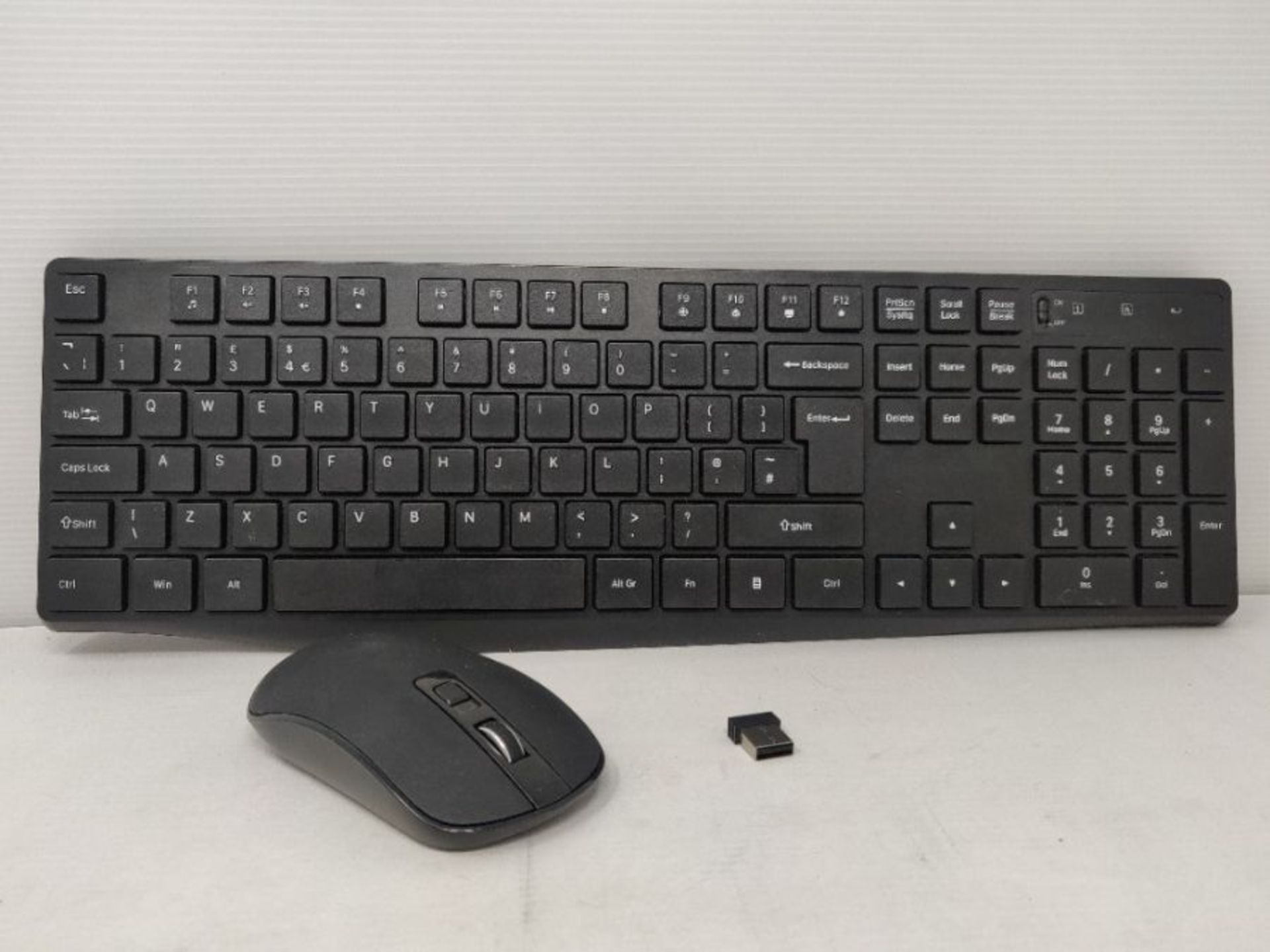 Wireless Keyboard and Mouse Set,VicTsing Stylish Full-Size Keyboard & Quiet Mouse Comb - Image 2 of 2