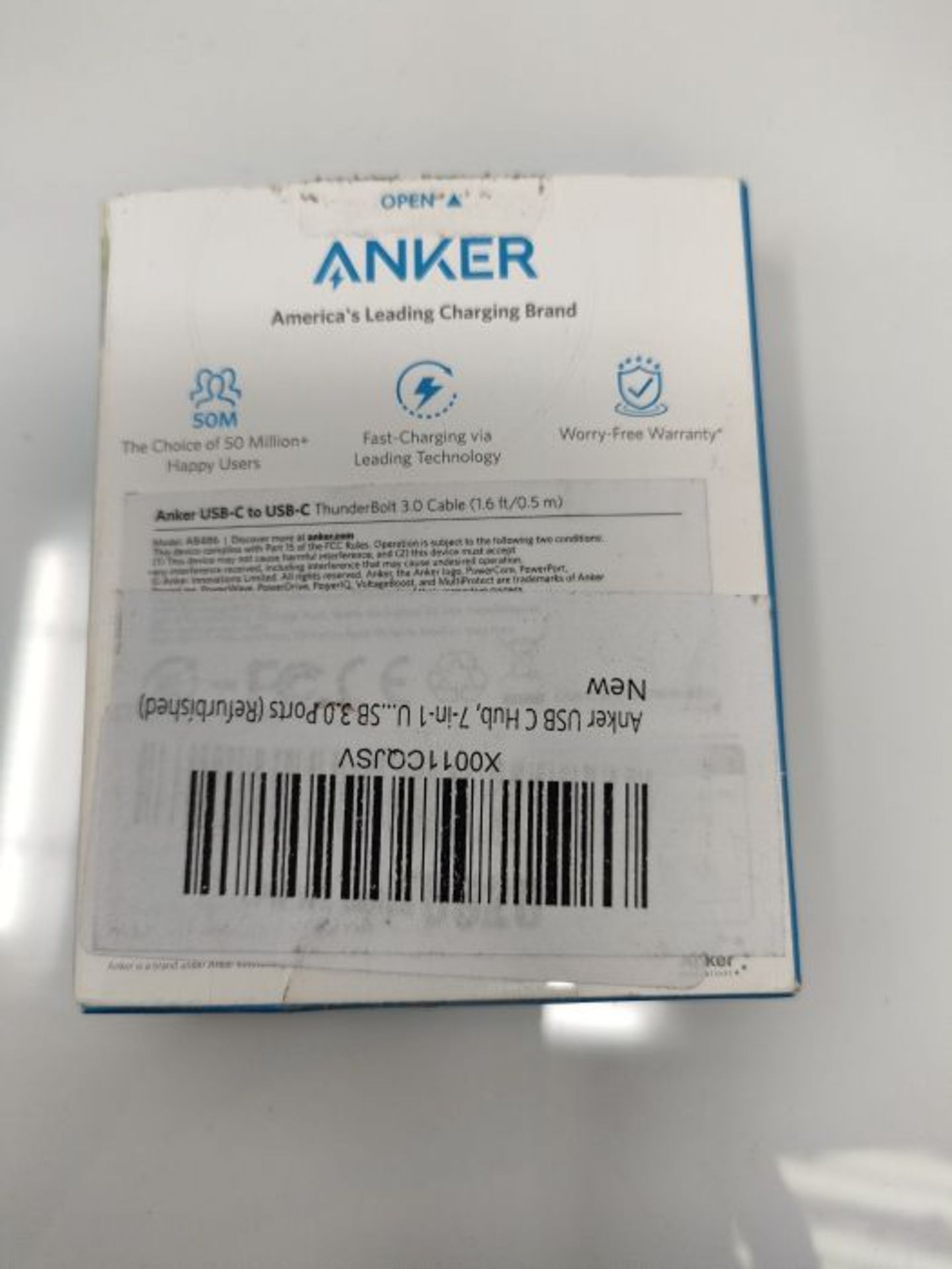 USB C Cable 100W 6ft, Anker Powerline III USB C to USB C Charger Cable 2.0, Type C Cha - Image 3 of 3