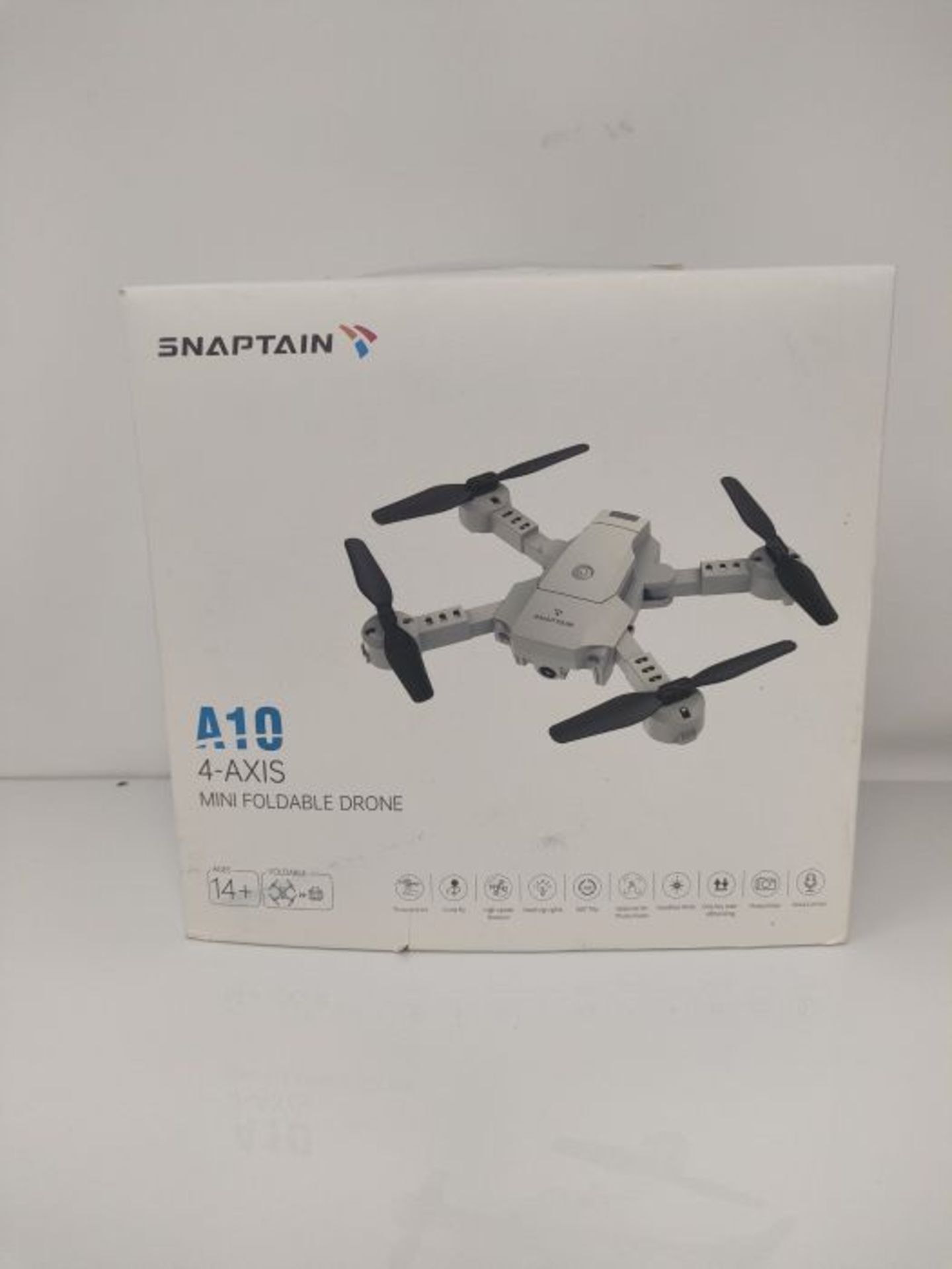 SNAPTAIN A10 Mini Foldable Drone with 720P HD Camera FPV WiFi RC Quadcopter w/Voice Co