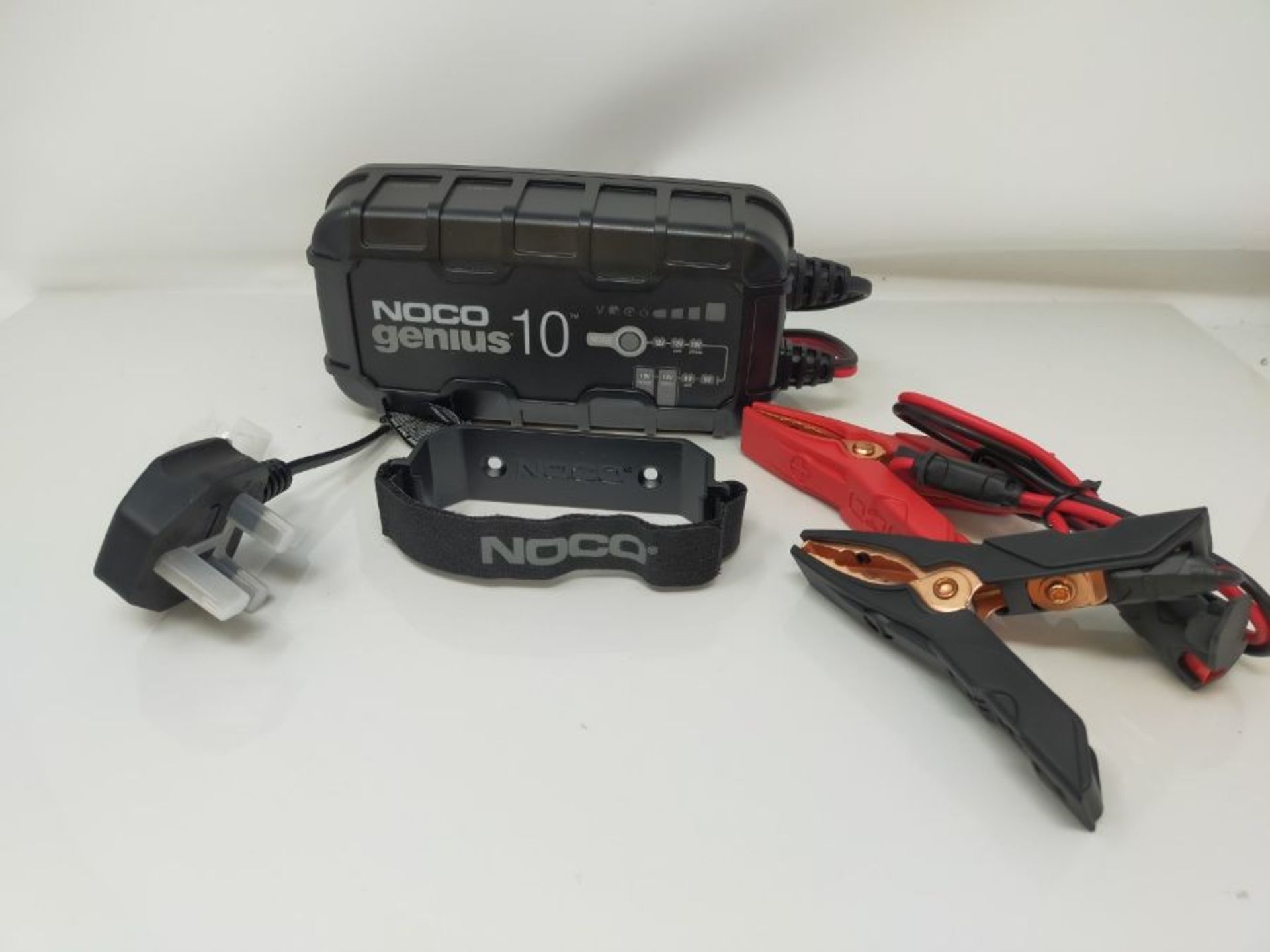 RRP £119.00 NOCO GENIUS10UK, 10-Amp Fully-Automatic Smart Charger, 6V And 12V Battery Charging Uni - Image 3 of 3