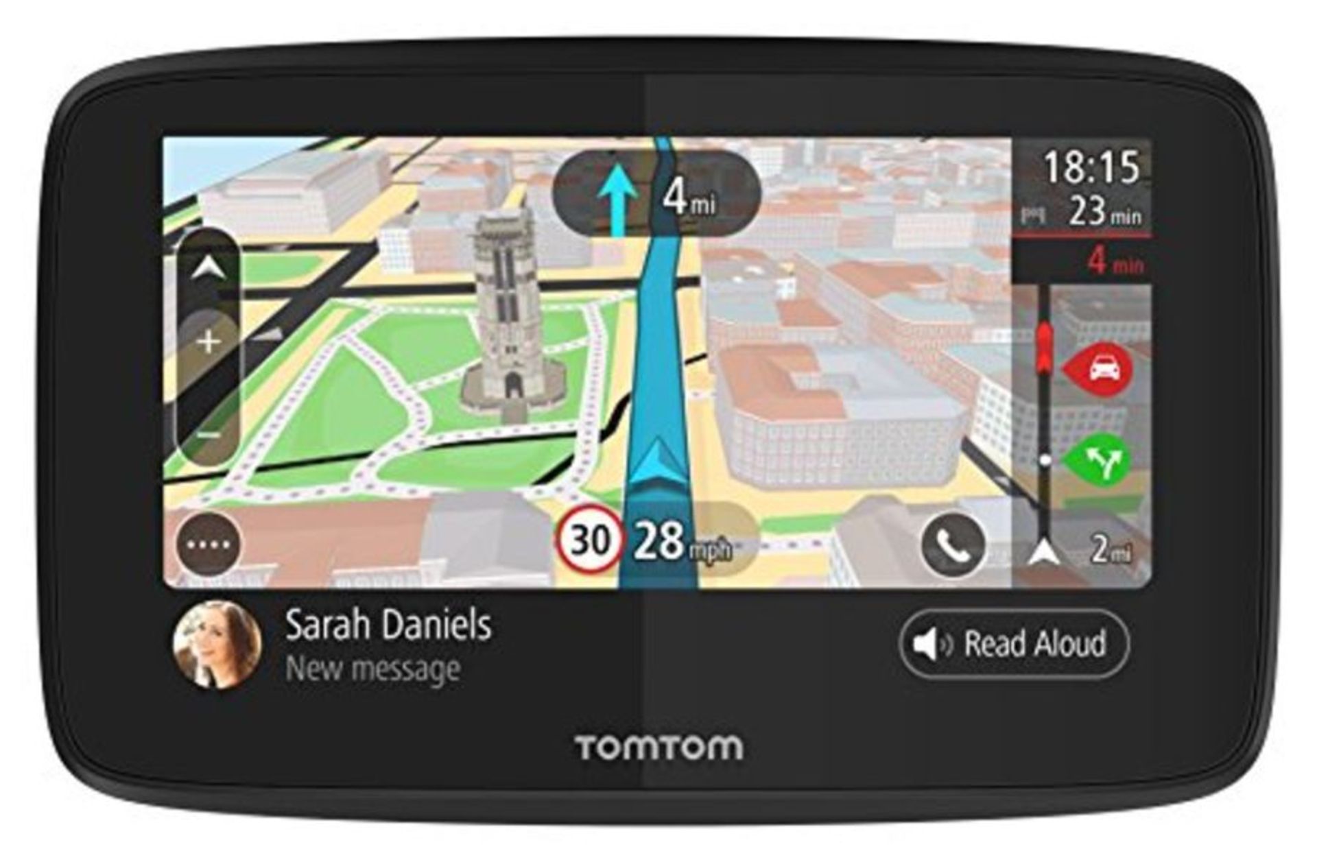 RRP £164.00 TomTom Car Sat Nav GO 520, 5 Inch with Handsfree Calling, Siri, Google Now, Updates vi