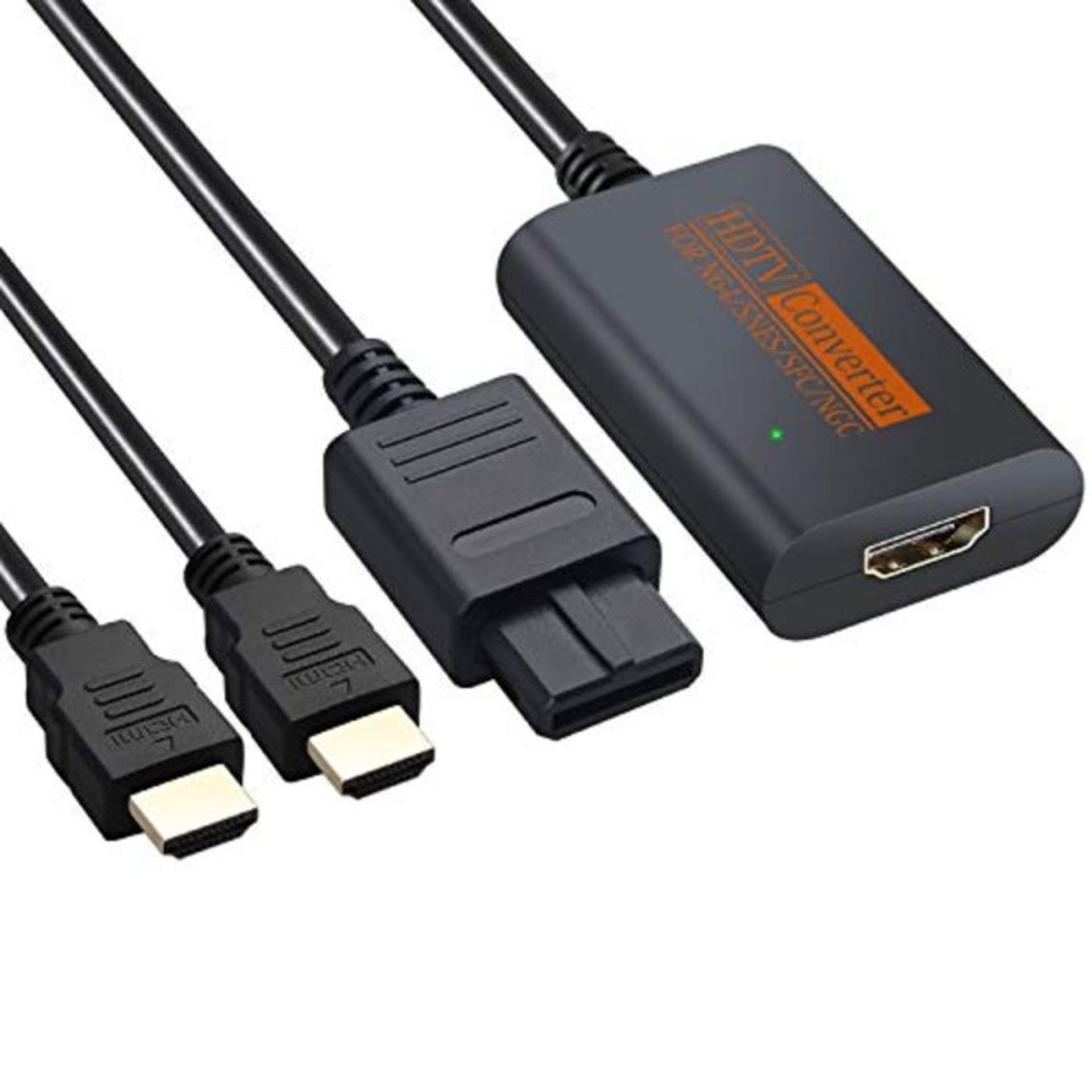 LiNKFOR N64 to HDMI Converter with 1m/4.9ft HDMI Cable HD Link Cable for N64 Supports