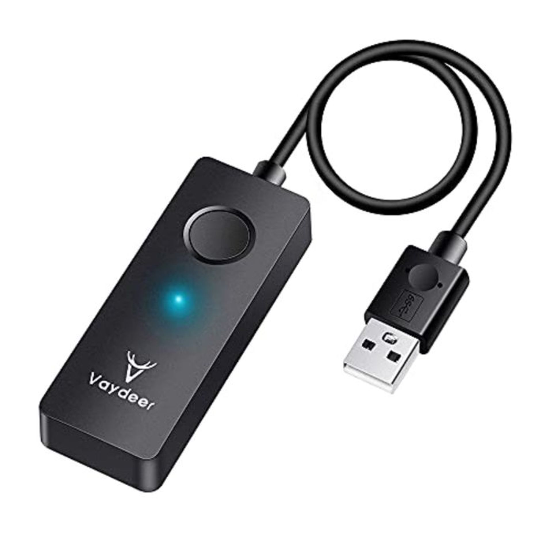 Vaydeer USB Port Mouse Jiggler,Mouse Mover Shaker,Drive-free,with ON/OFF Switch,Simula