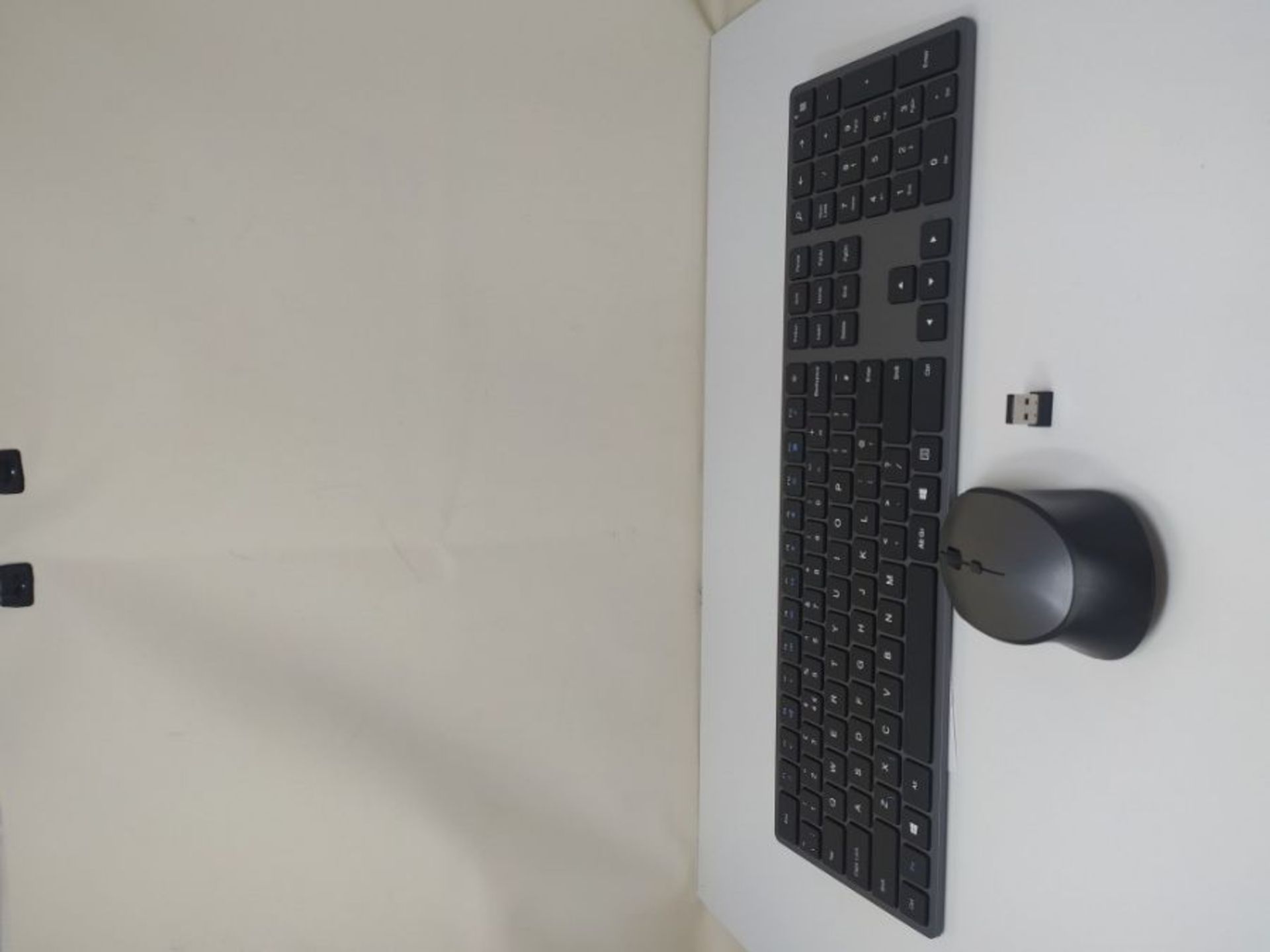 Seenda Wireless Keyboard and Mouse Set, Ultra Slim 2.4G USB Wireless Keyboard Ergonomi - Image 2 of 2