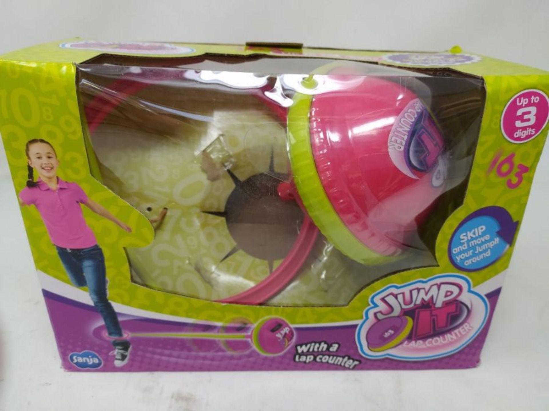 Jump it 07556 Pink-Skipping Fitness Coordination Toy with Counter Upto 1,000 laps for - Image 2 of 3