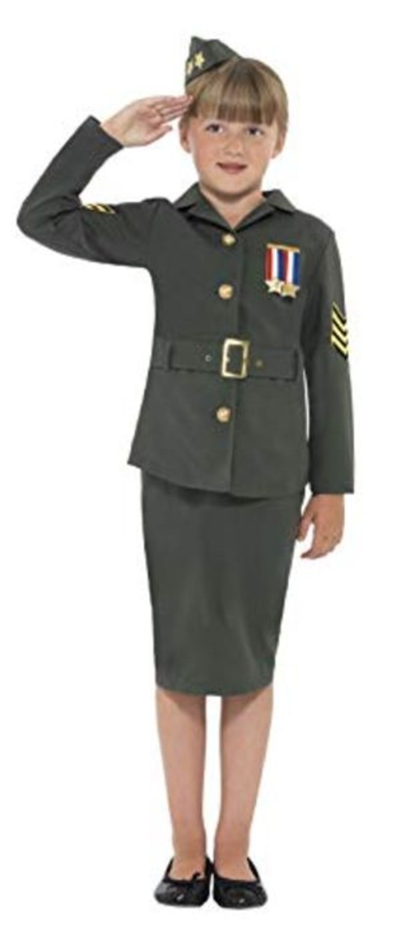 Smiffys WW2 Army Girl Costume