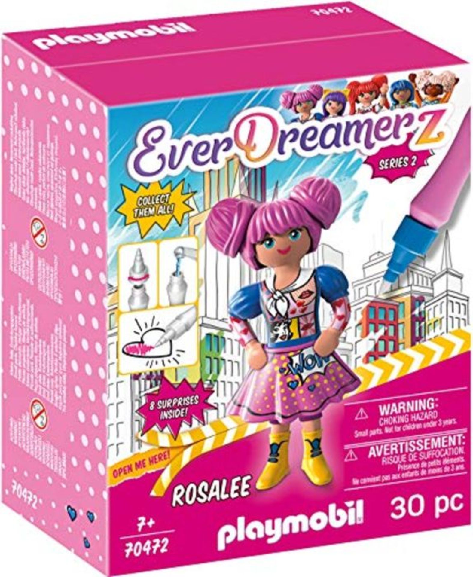 Playmobil - EverDreamerz 70472 Rosalee - Comic World, with Playmobil Water Pen, for Ch