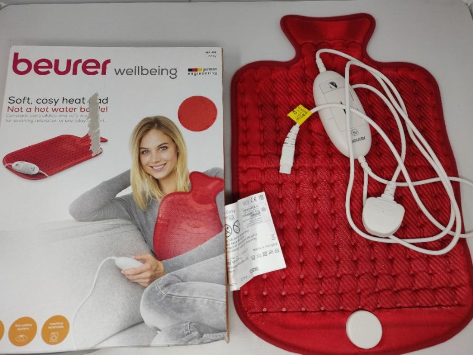 Beurer HK44UK Heat Pad | Soft and cosy electric heat pad | Rapid warm-up function | 3 - Image 2 of 2