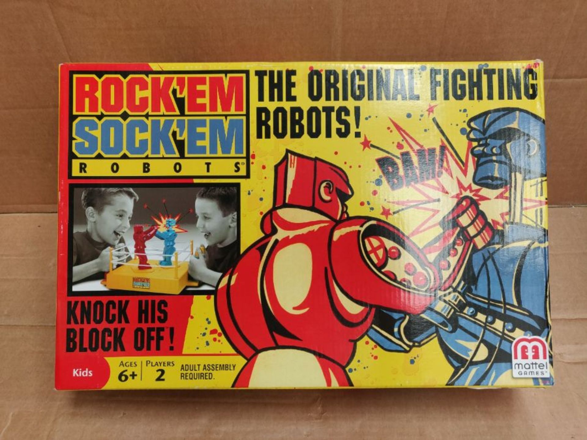 Mattel Games Rock 'Em Sock 'Em Robots Boxing Game for 2 Players Ages 6 Years and Older - Image 2 of 3