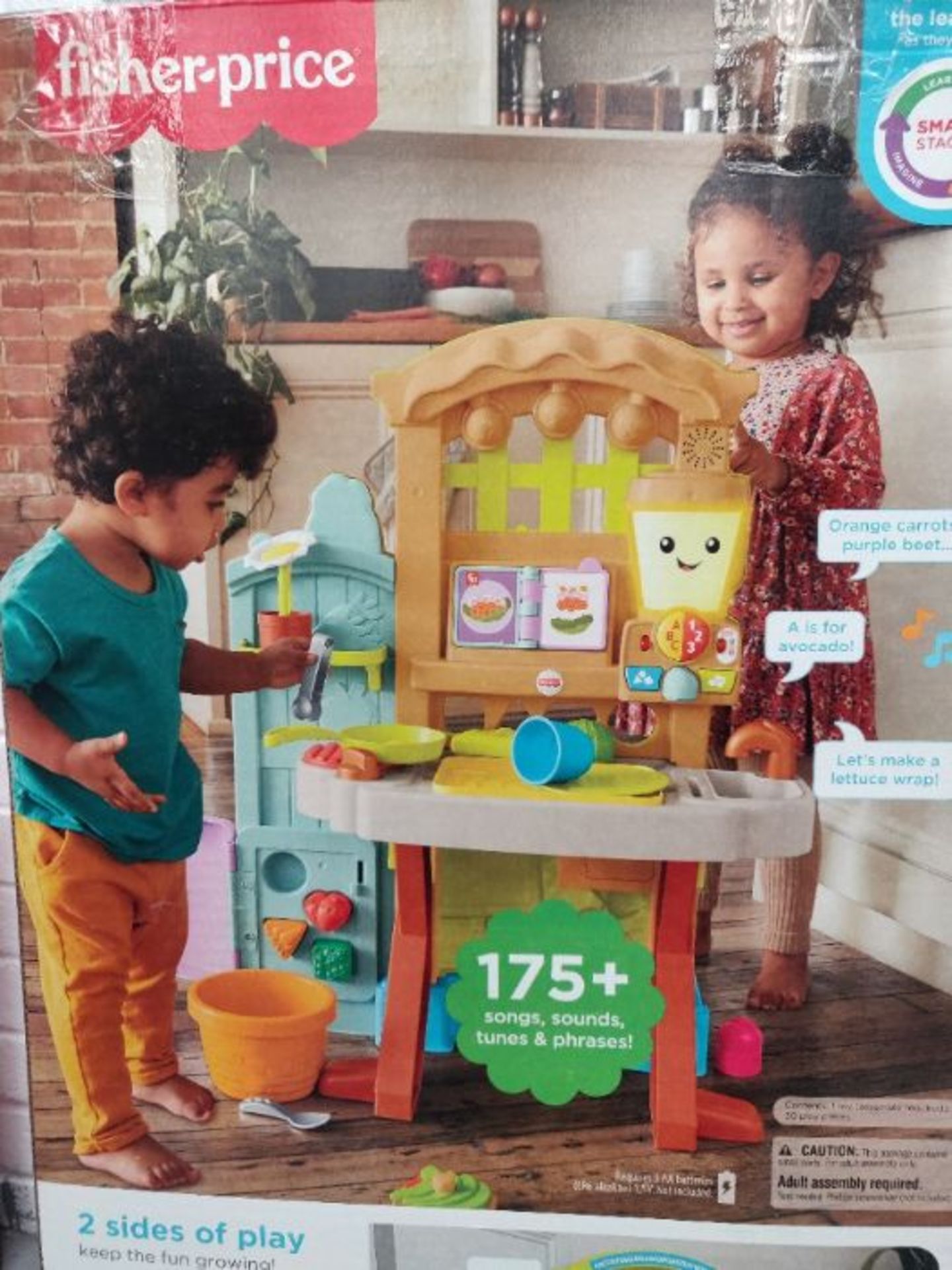 RRP £60.00 Fisher-Price Laugh and Learn Grow-the-Fun Garden to Kitchen - Image 2 of 2