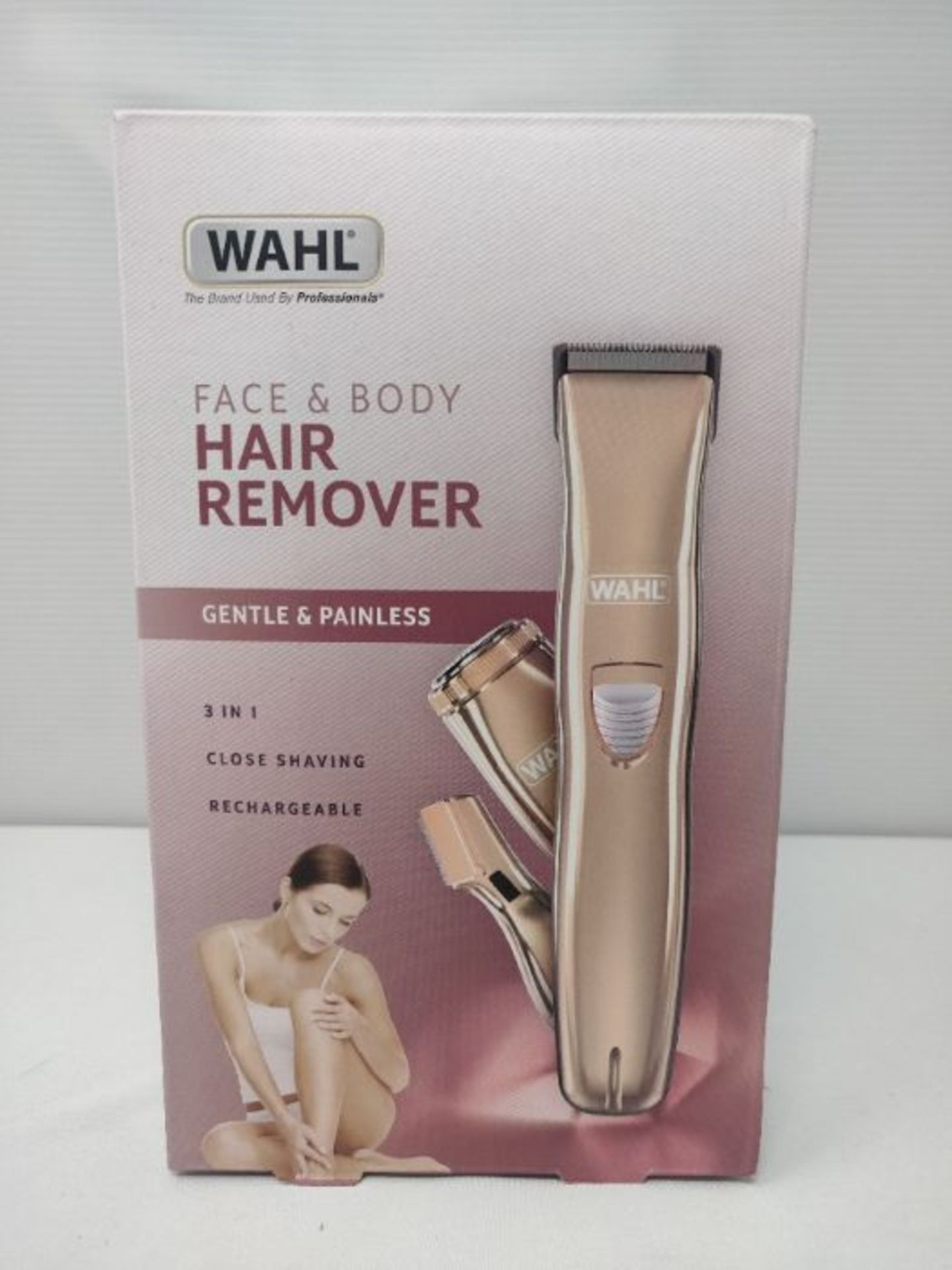 Wahl 3-in-1 Ladies Face and Body Hair Remover - Female Rotary Shaver and Eyebrow Shape - Image 2 of 2