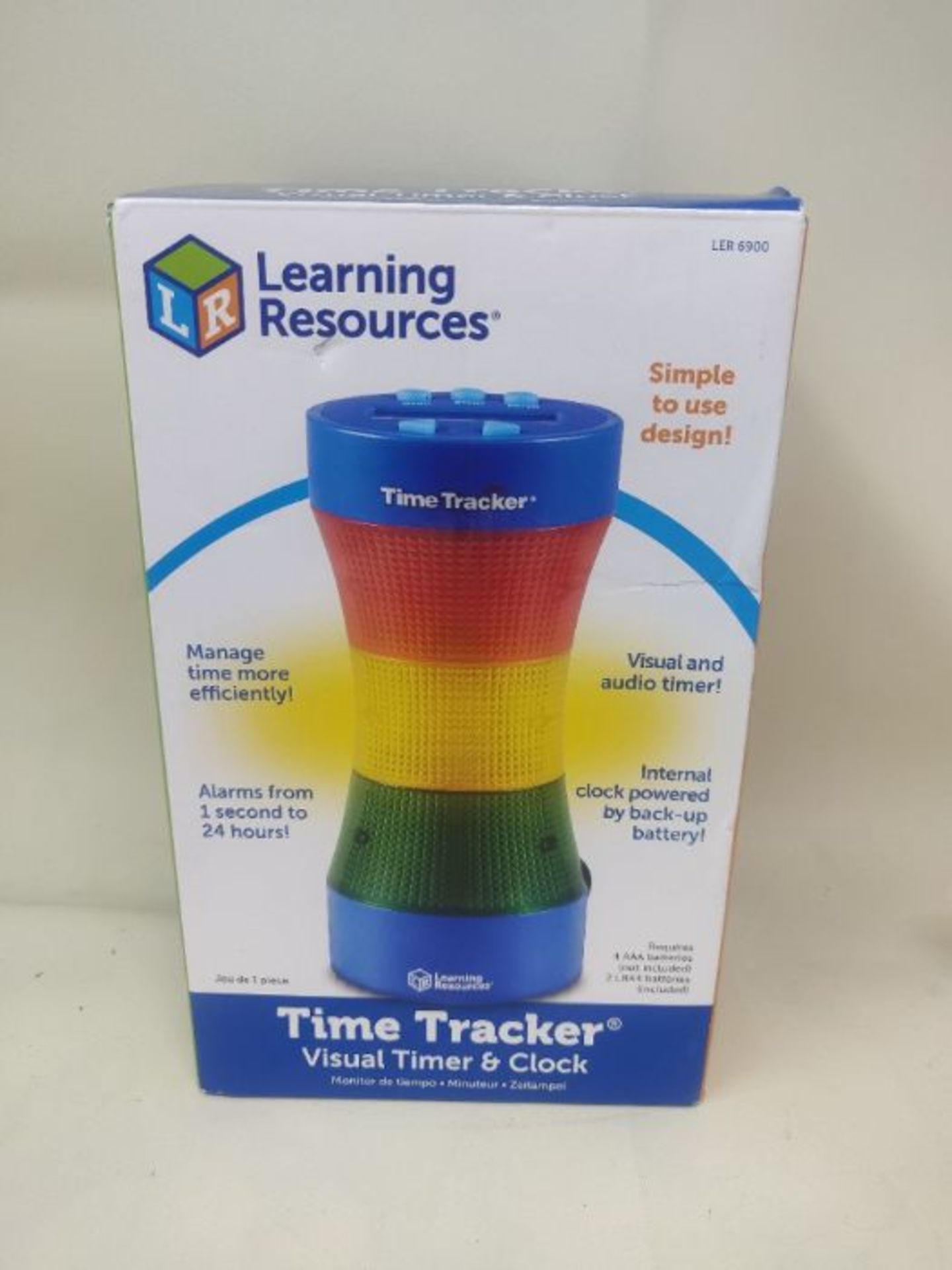 Learning Resources Time Tracker® Visual Timer & Clock - Image 2 of 3