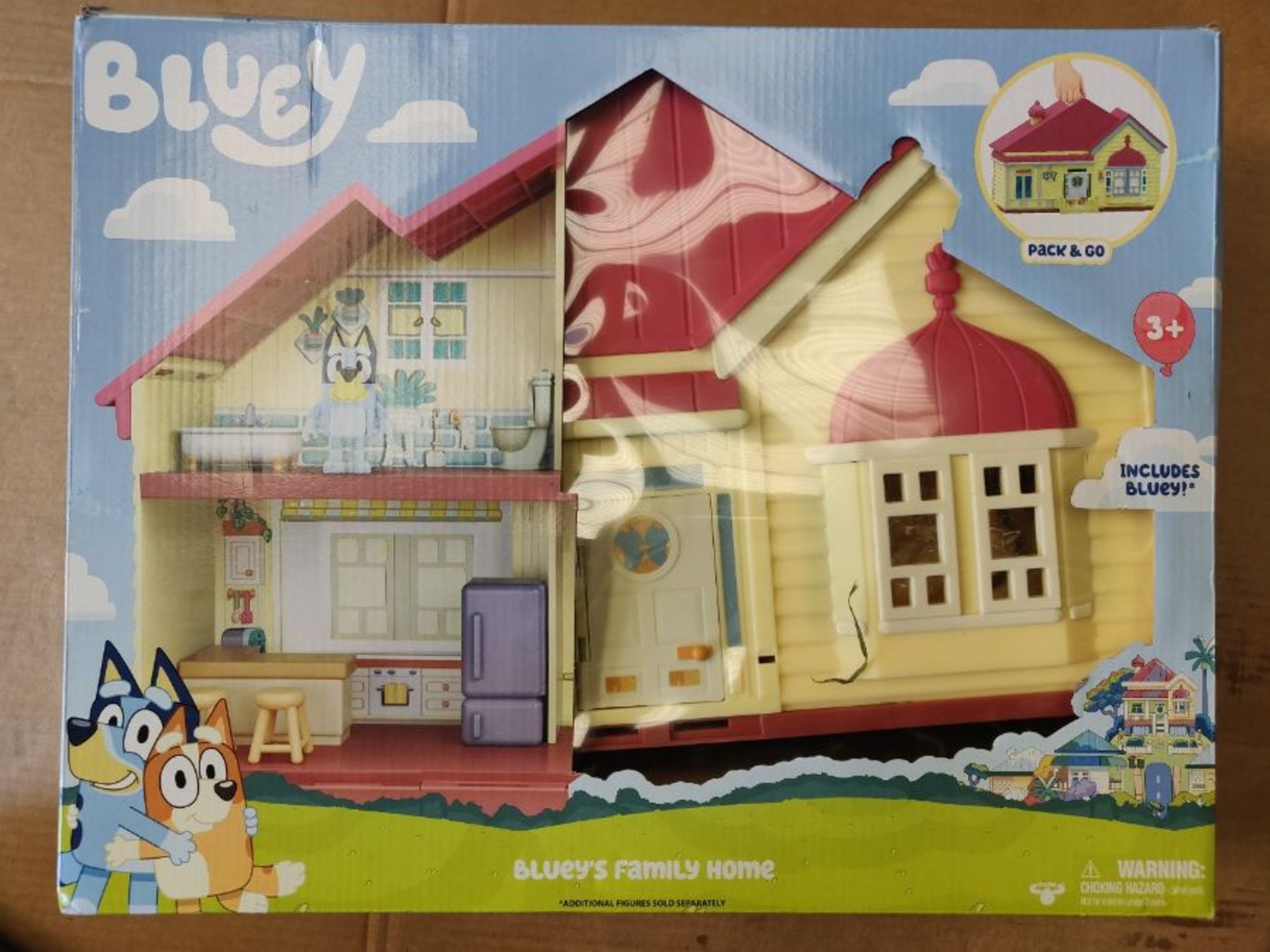 Bluey Heeler Family Home Play Set: 1 Official Collectable Bluey Action Figure, Large P - Bild 2 aus 3