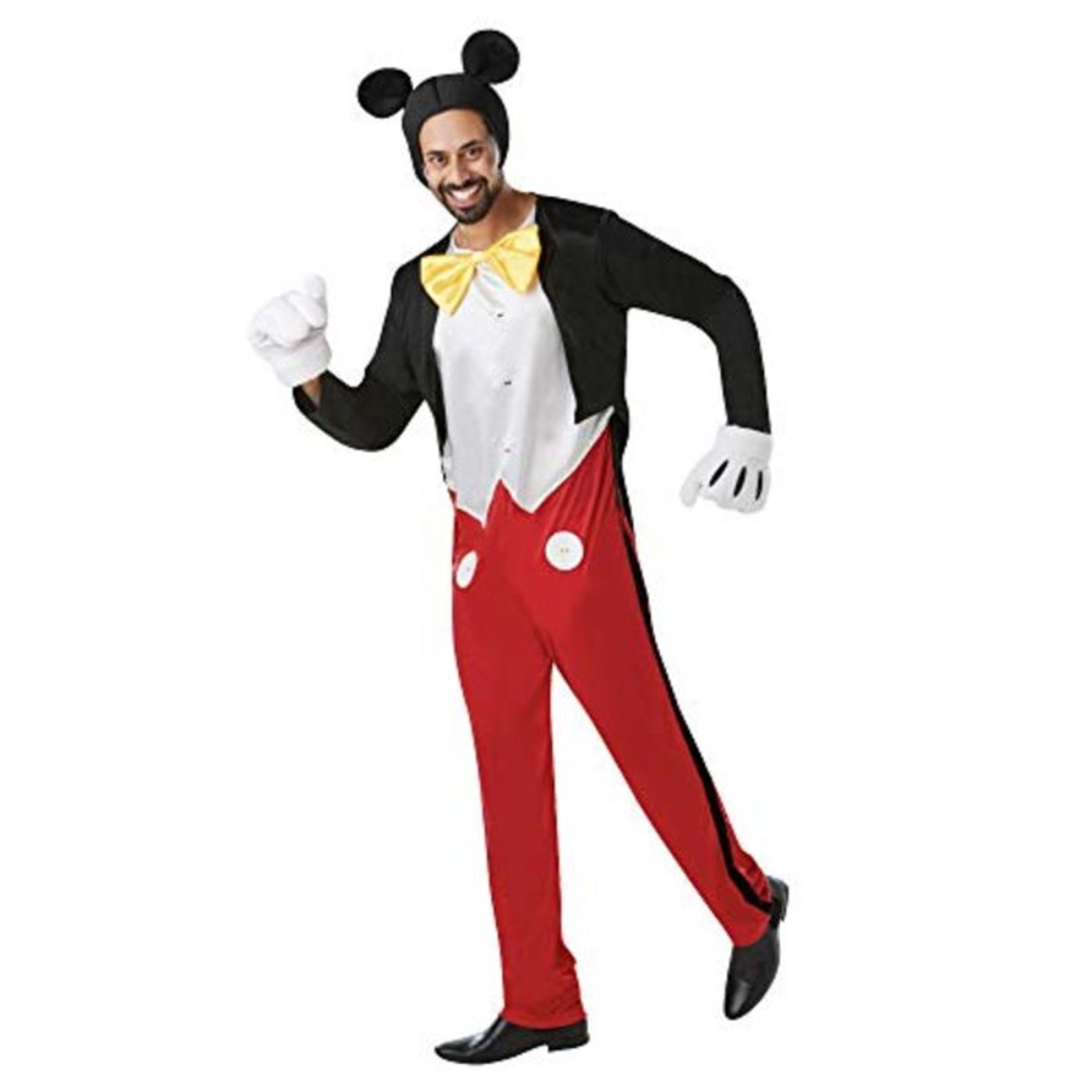 RRP £53.00 Rubie's Official Disney Mickey Mouse, Adult Costume - Standard Size