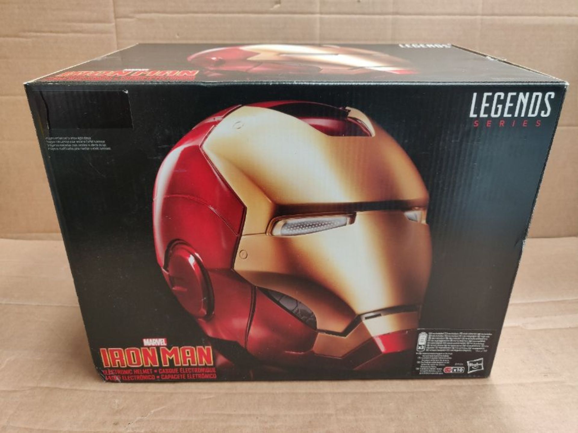 RRP £99.00 Marvel Legends Iron Man Electronic Helmet - Image 2 of 3