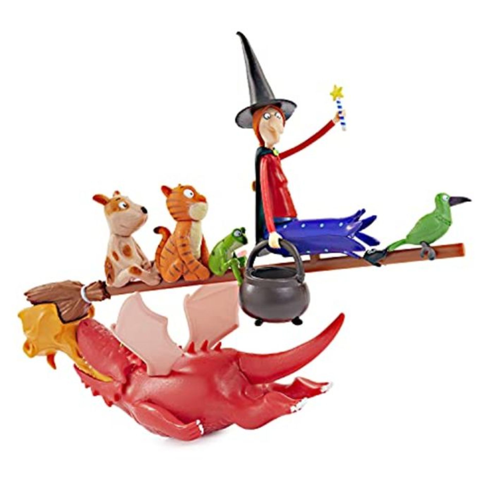 WOW! STUFF The Room On The Broom Story Time Set | Collectable Articulated Character Ac