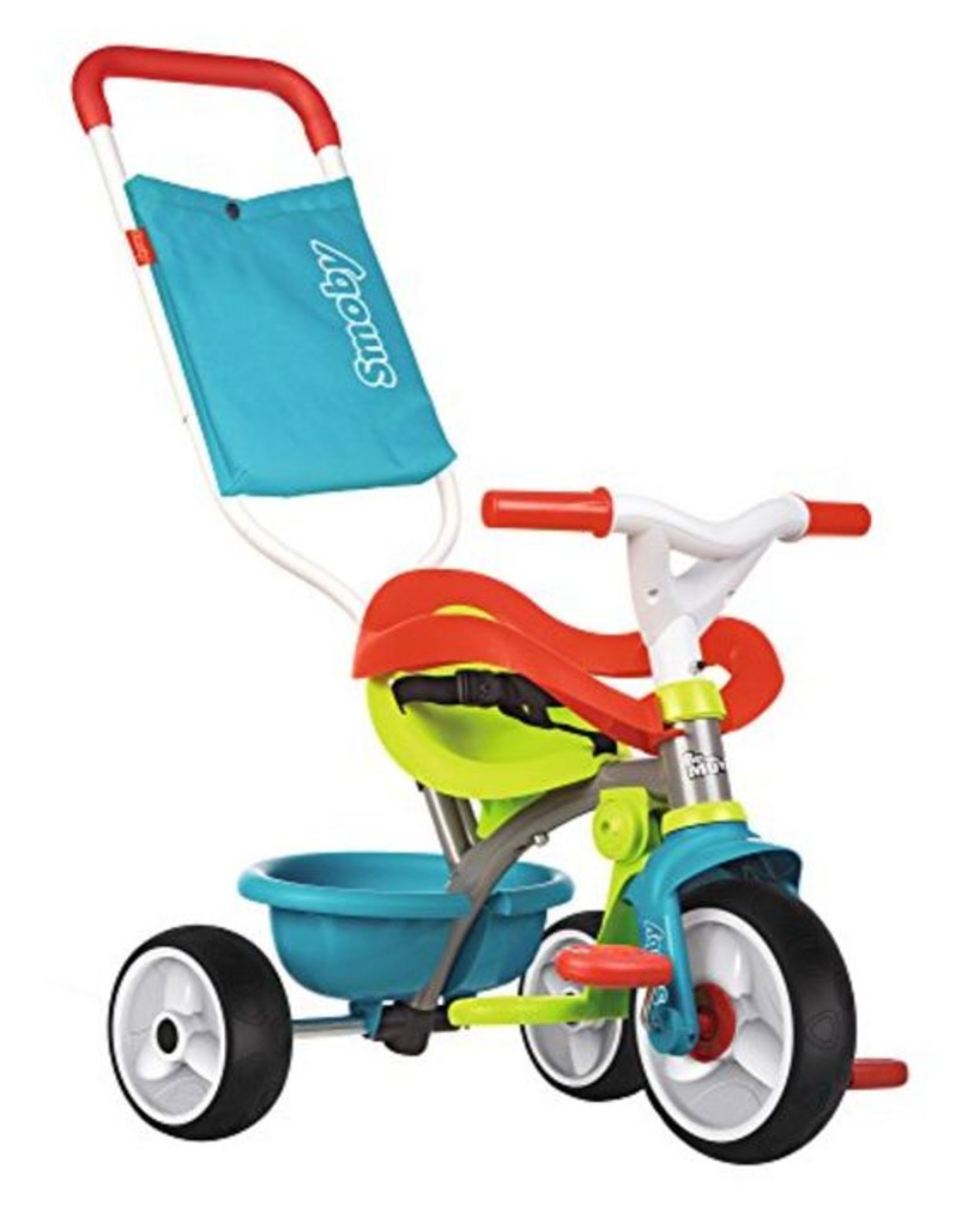 Smoby 740401 - tricycle be move comfort - tricycle upgradeable with silent wheels - bl