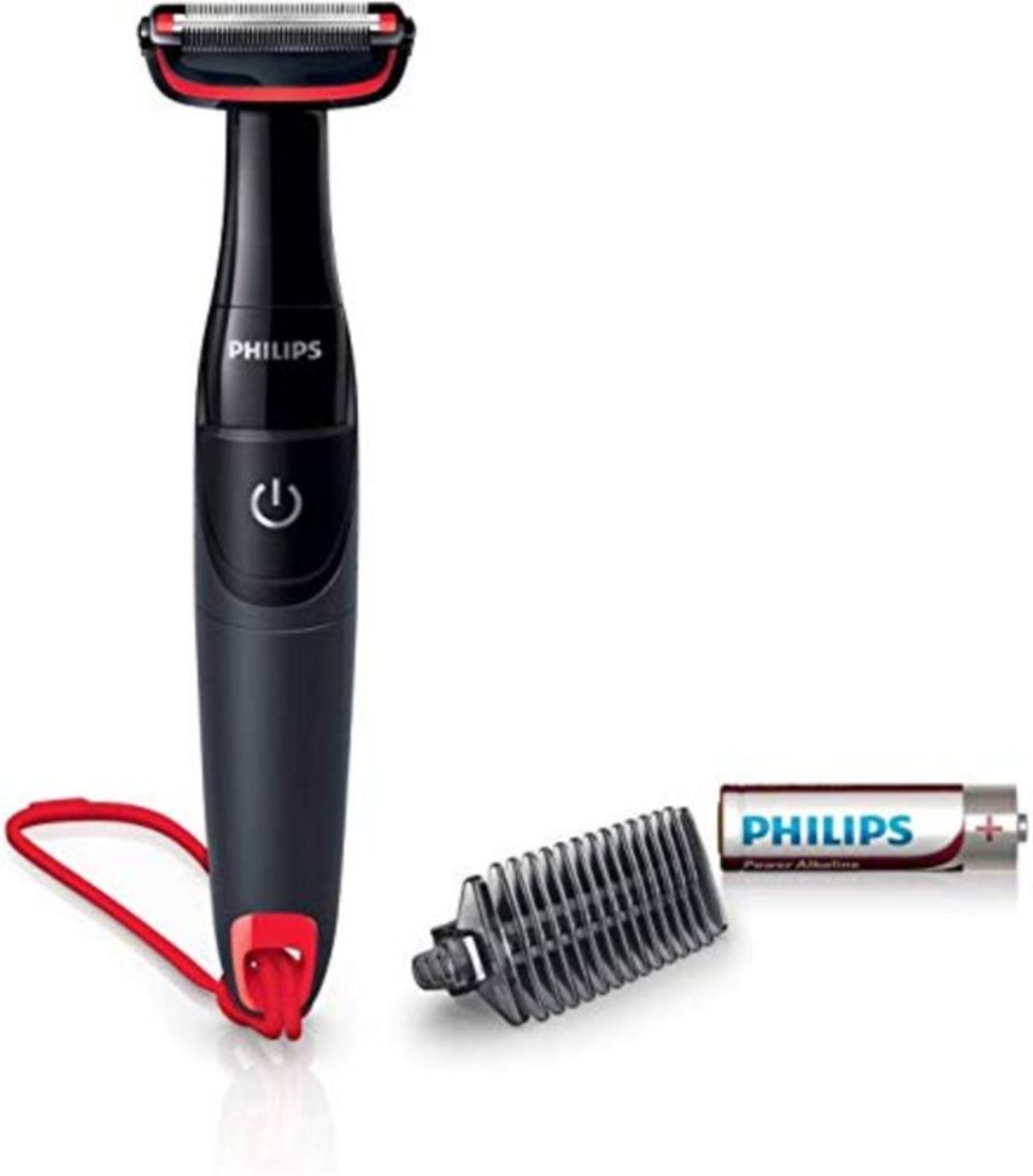 Philips Body Groomer, Series 1000 with Skin Protector Guards, Battery-Operated - BG105