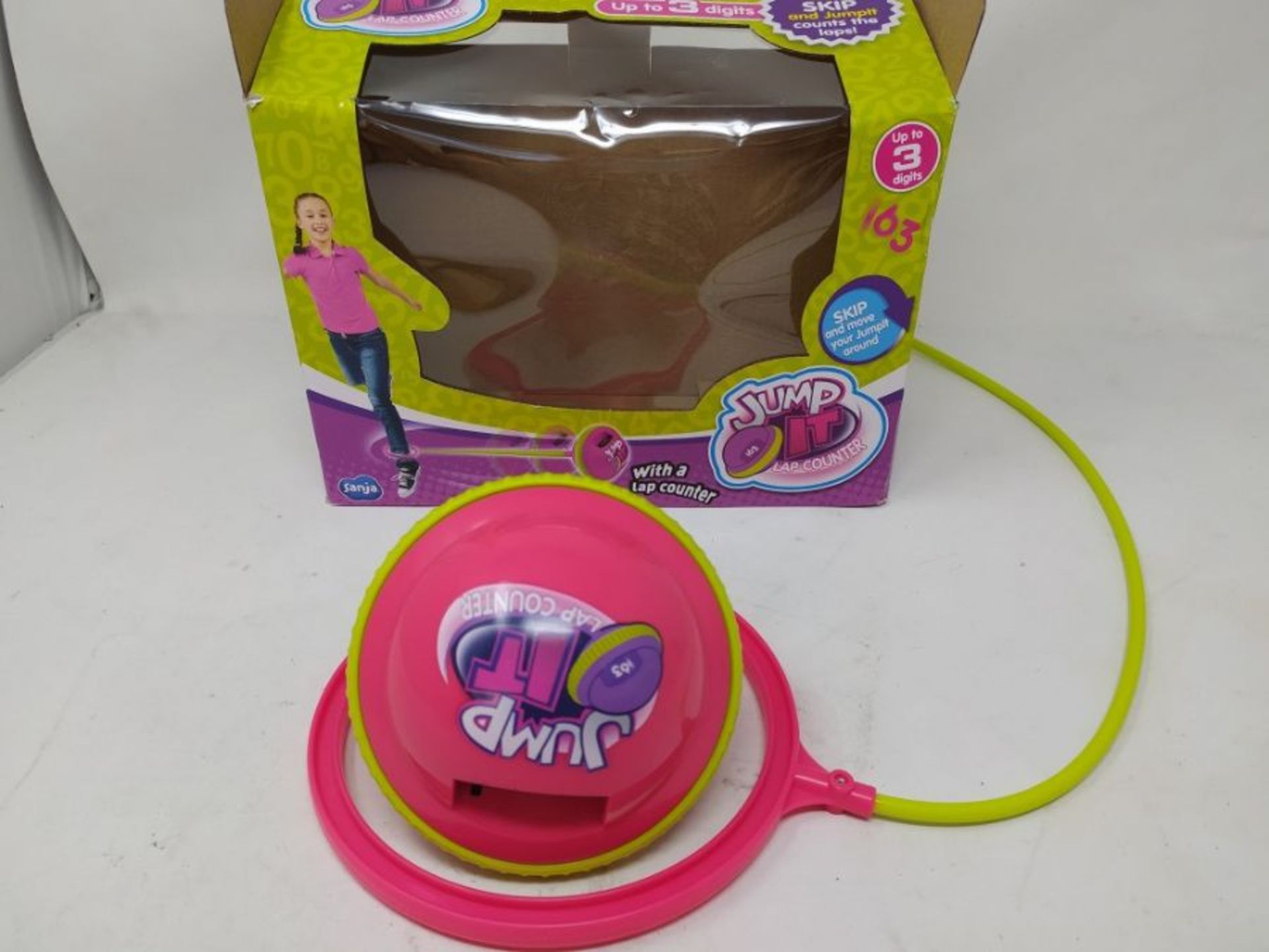 Jump it 07556 Pink-Skipping Fitness Coordination Toy with Counter Upto 1,000 laps for - Image 3 of 3