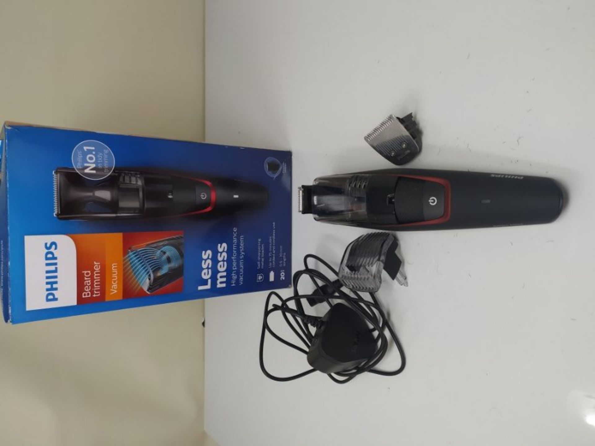 RRP £54.00 Philips Beard & Stubble Trimmer for Men, Series 7000, 20 Length Settings with Integrat - Image 2 of 2