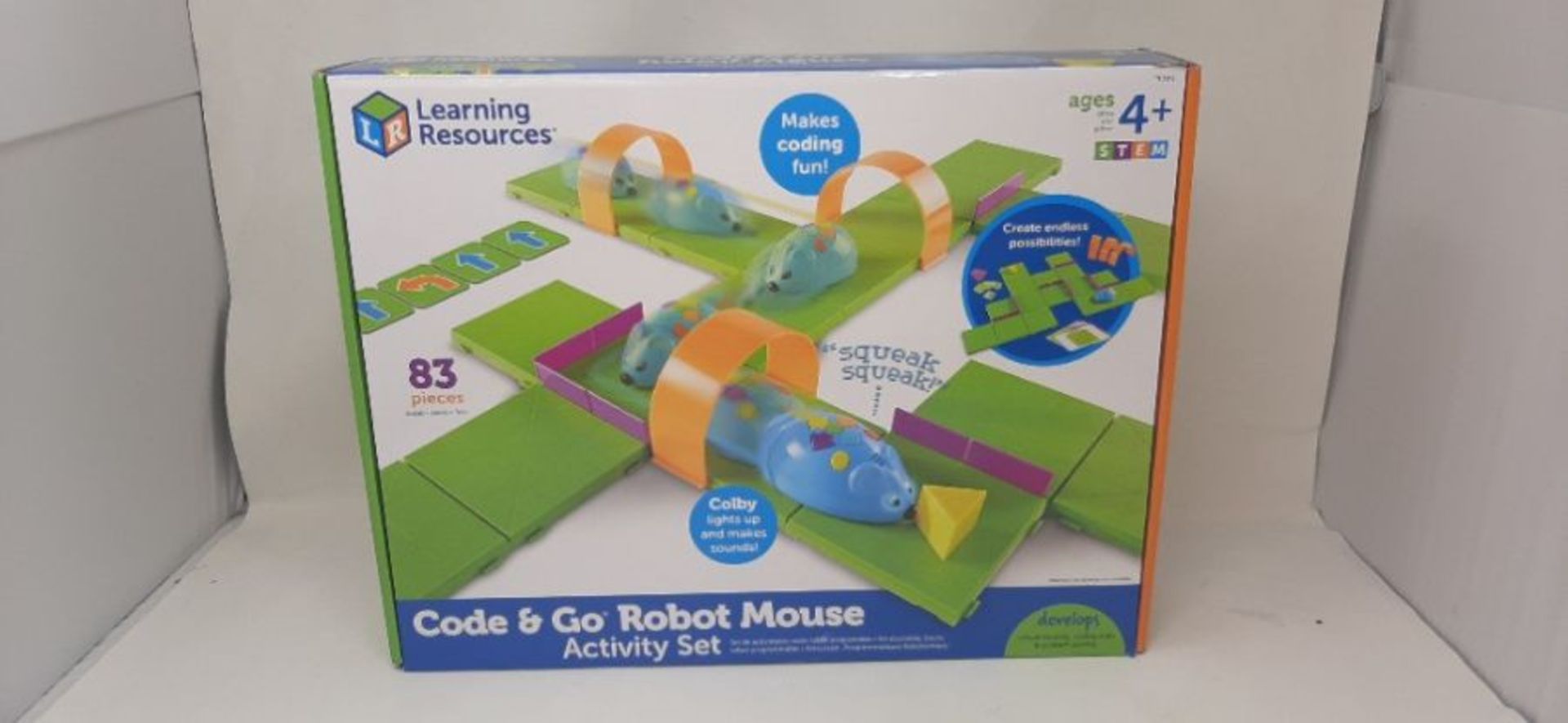 Learning Resources LER2831 STEM-Code & Go Robot Mouse Activity Set, Multicoloured - Bild 3 aus 3