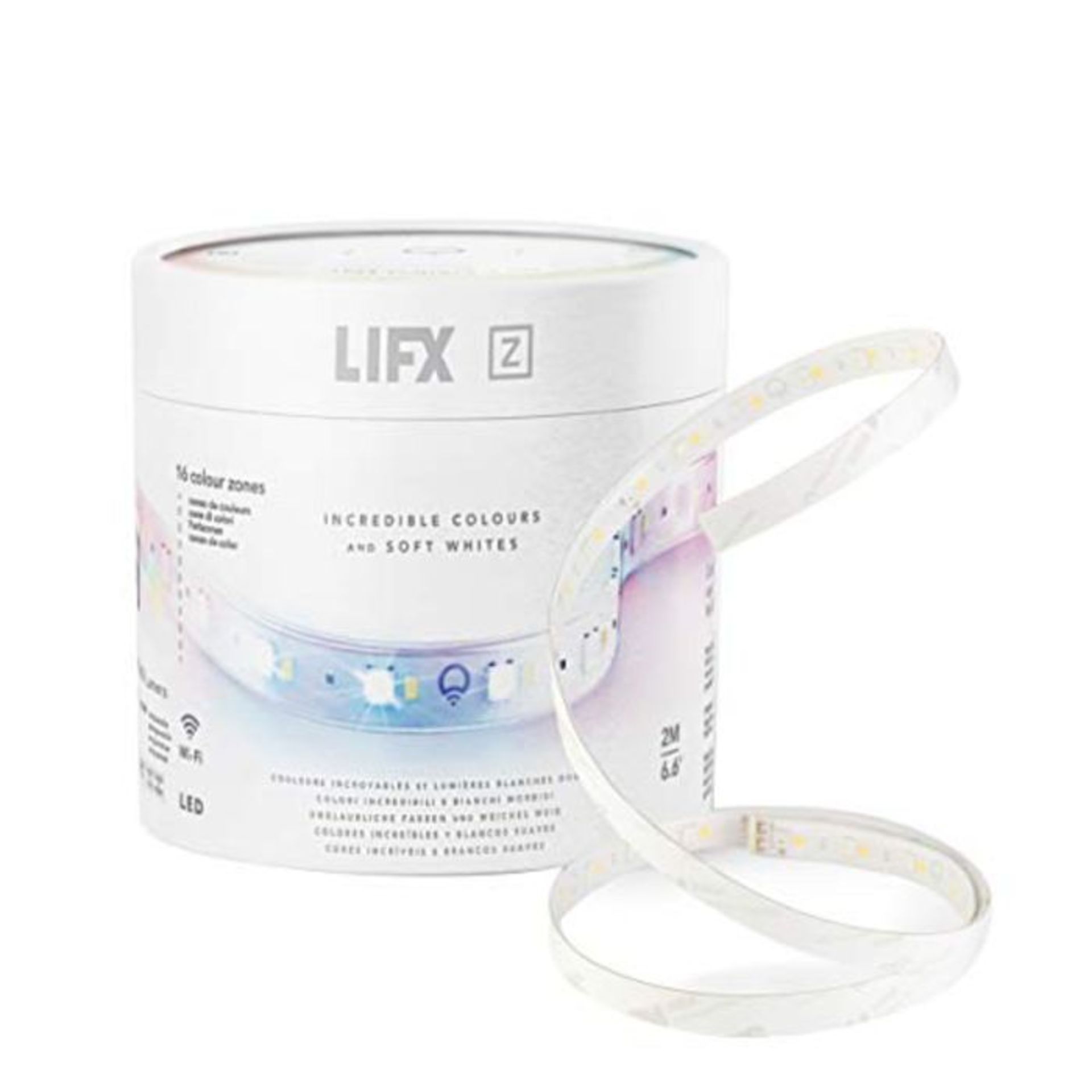 RRP £56.00 LIFX Z Starter Kit (International) Wi-Fi Smart LED Light Strip (Base + 2 m of Strip),