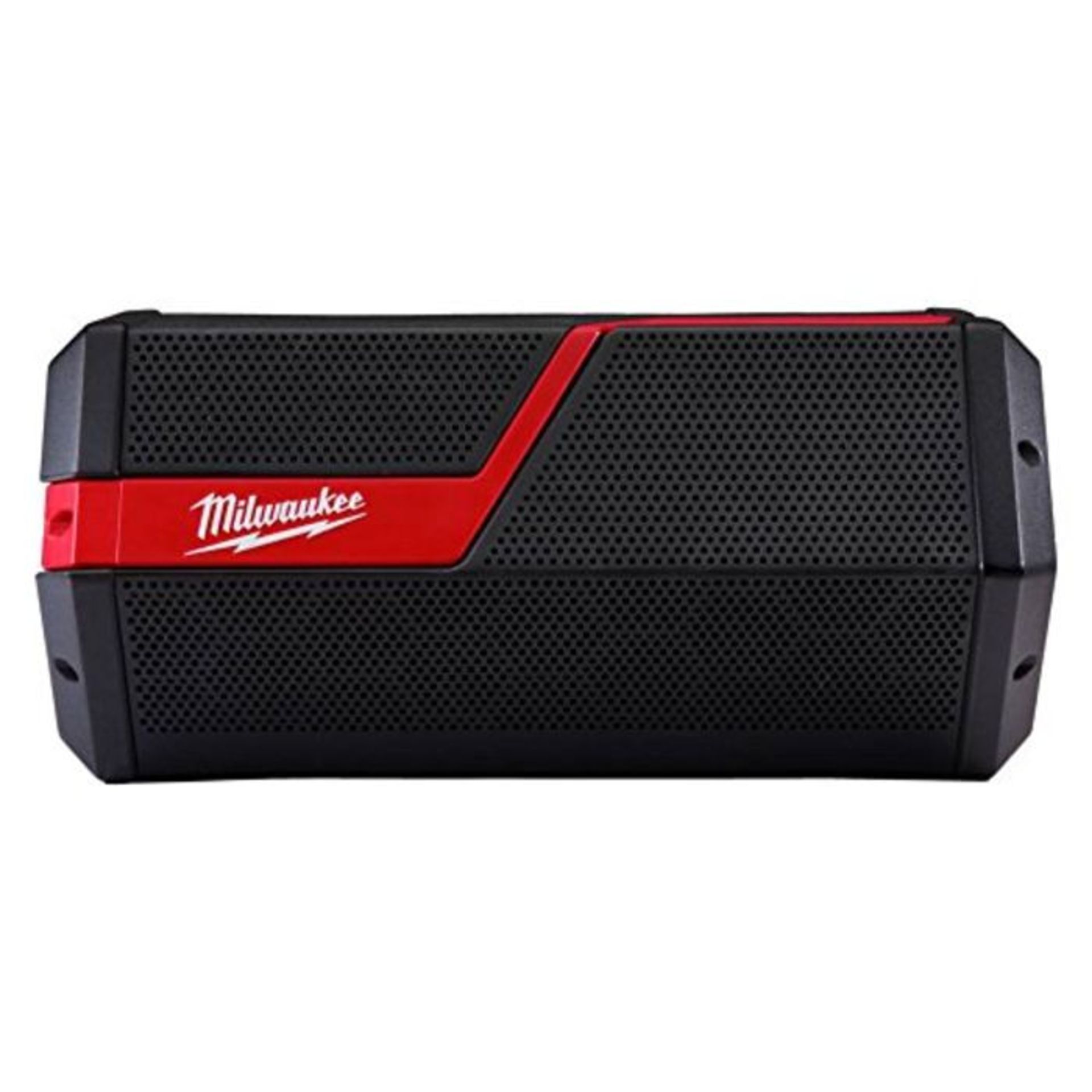 RRP £175.00 [INCOMPLETE] Milwaukee 4933459275 M12-18 JSSP-0 Jobsite Speaker 12/18vBody Only, 40 W,