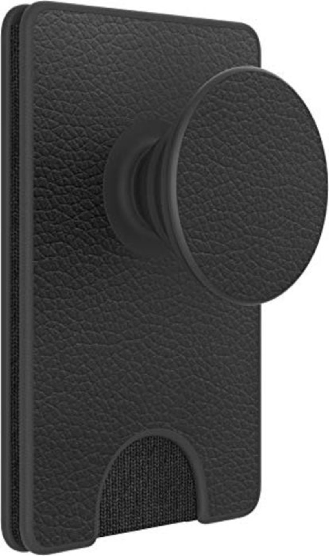 PopSockets PopWallet+ with Integrated Swappable PopTop - Pebbled Vegan Leather