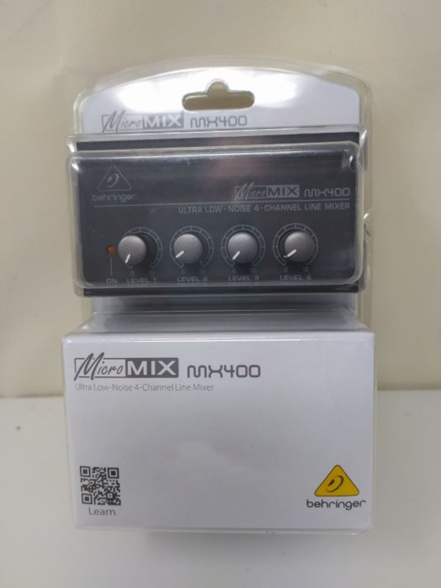 Behringer MX400 Micromix Low Noise 4 Channel Mono Line Mixer - Image 2 of 2