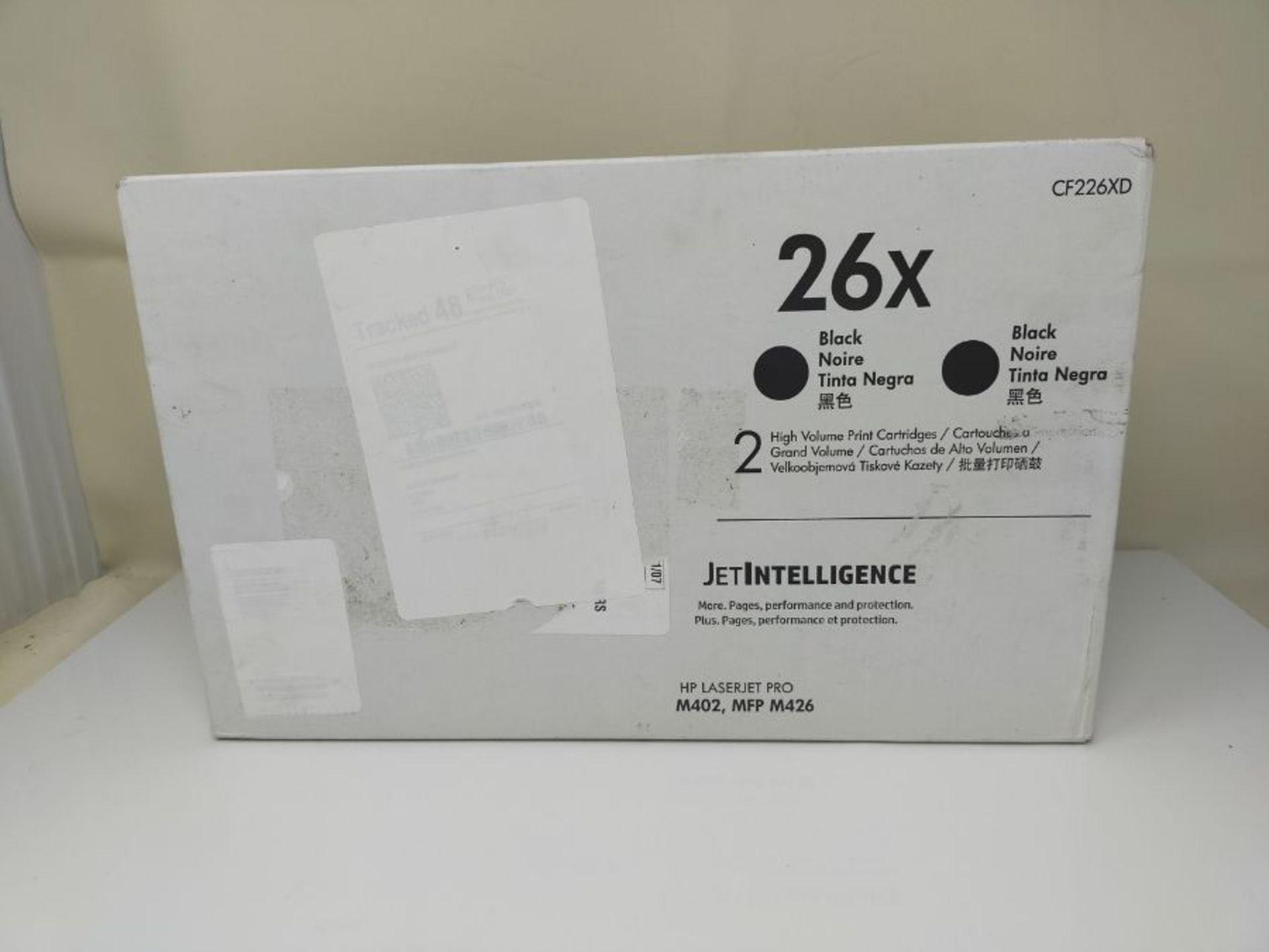 RRP £290.00 HP CF226XD 26X High Yield Original LaserJet Toner Cartridges, Black, Multipack - Image 2 of 2