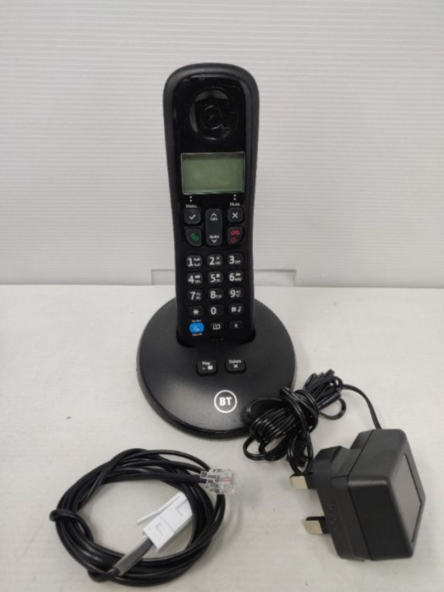 BT Everyday Cordless Home Phone with Basic Call Blocking and Answering Machine, Single - Image 3 of 3