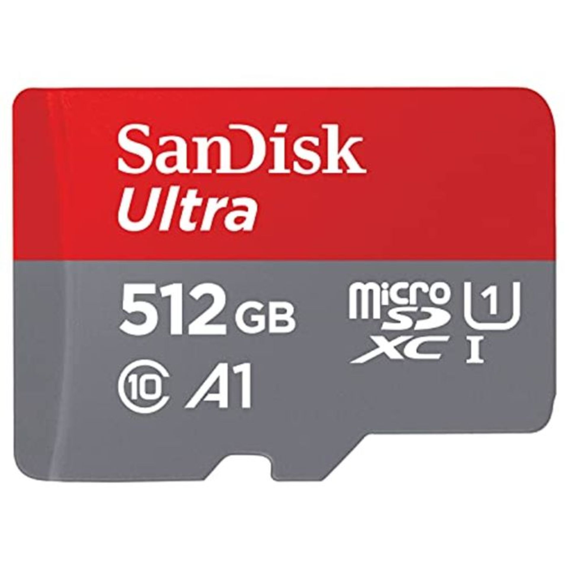 RRP £72.00 SanDisk Ultra 512 GB microSDXC Memory Card + SD Adapter with A1 App Performance Up to